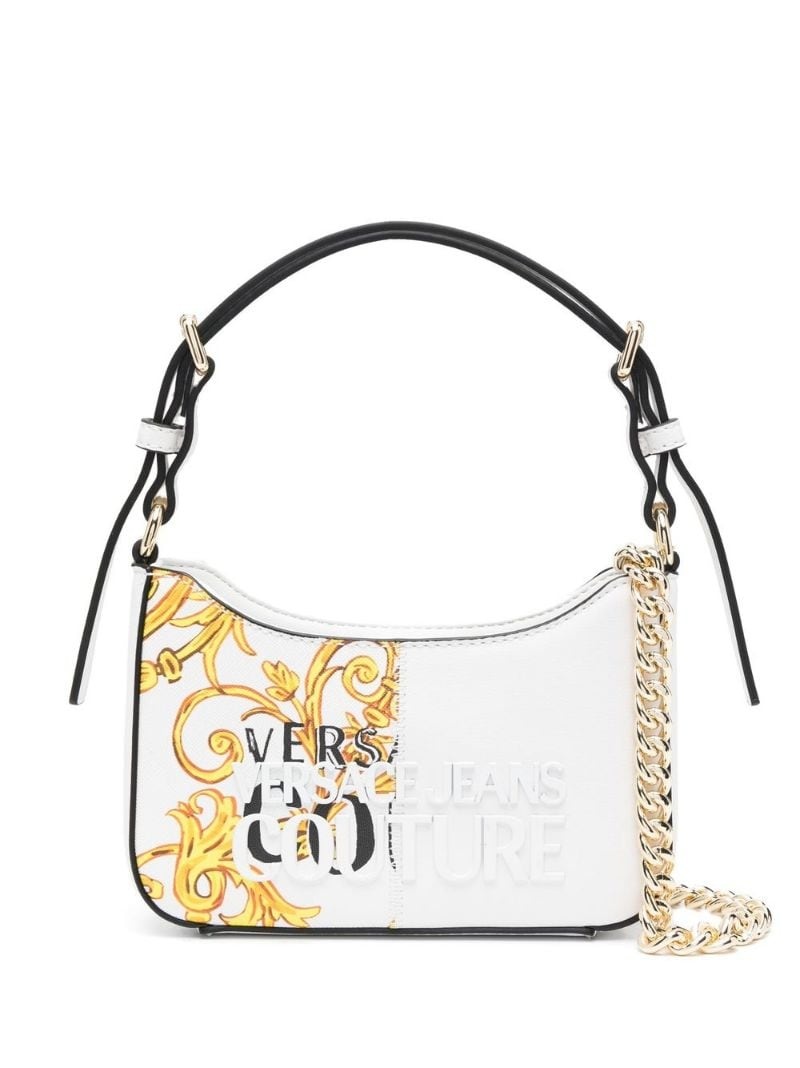 panelled 'Barocco' design shoulder bag - 2