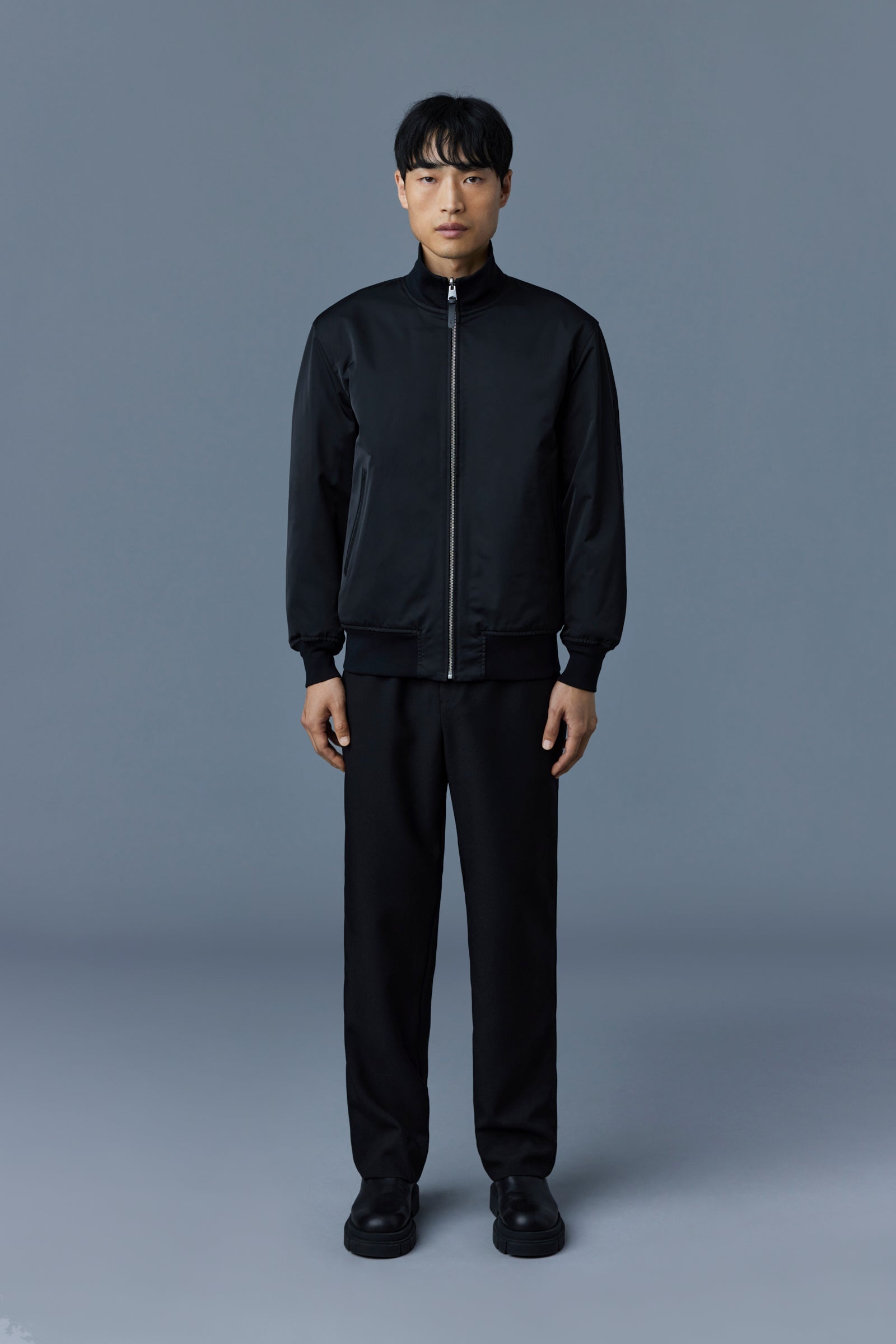 EASTON 2-in-1 lamb leather bomber jacket - 6