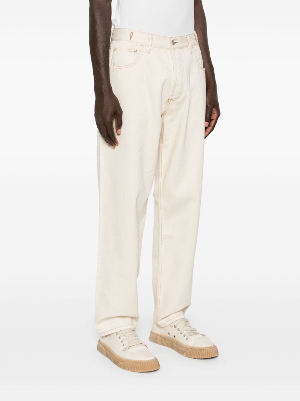 logo-patch jeans - 3