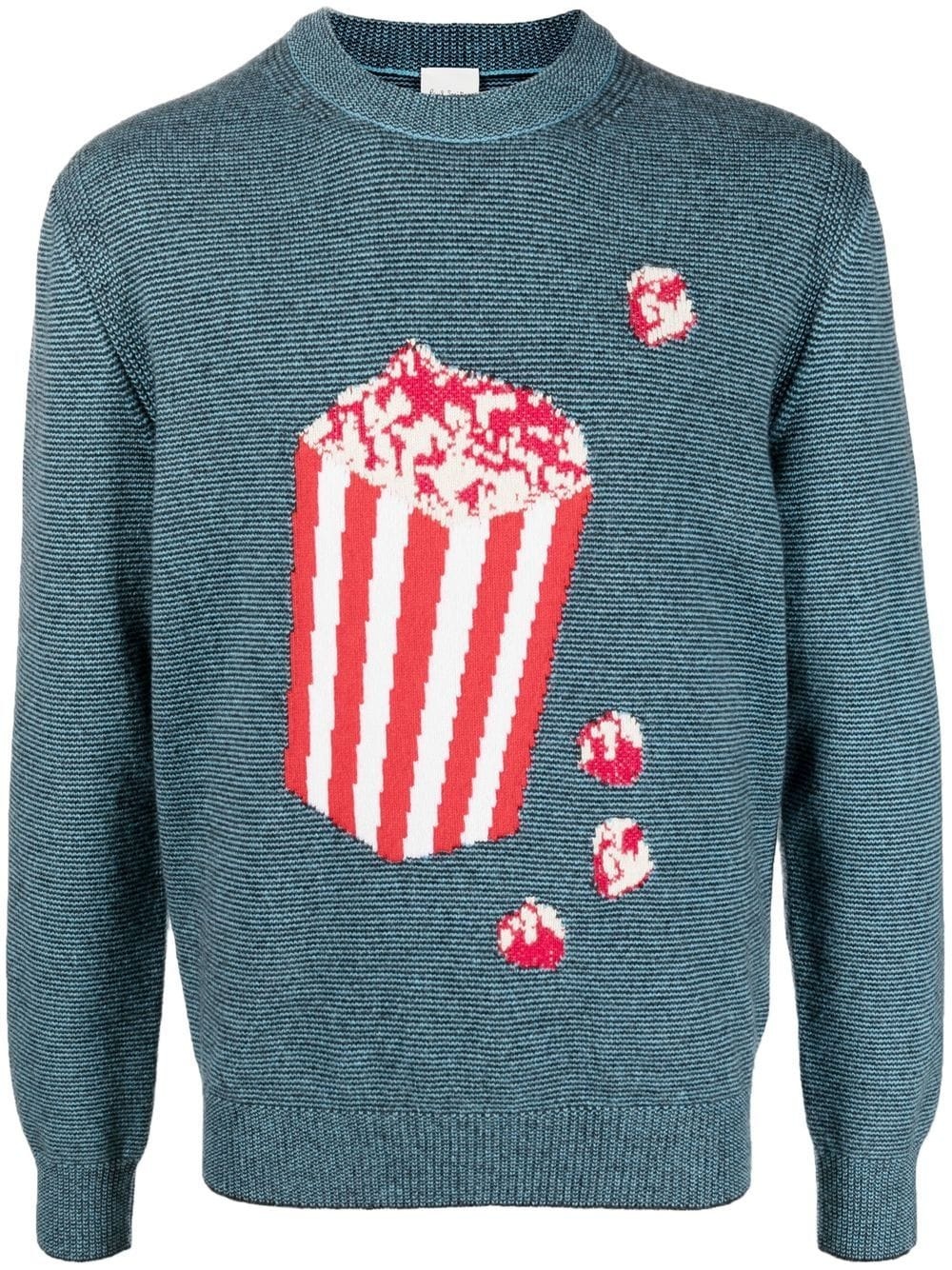 Popcorn crew-neck jumper - 1