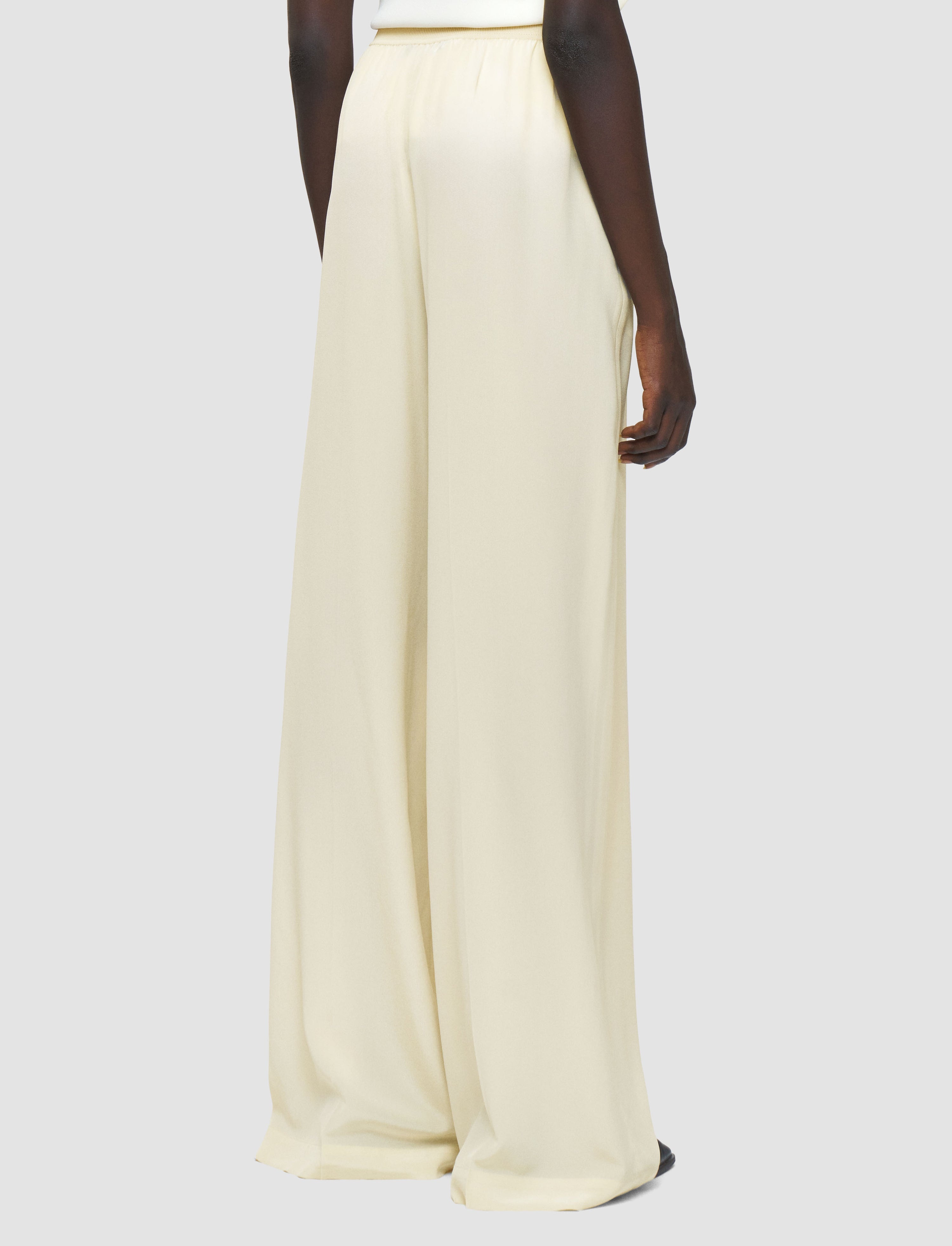 Hulin Crepe de Soie Silk Trousers - 3
