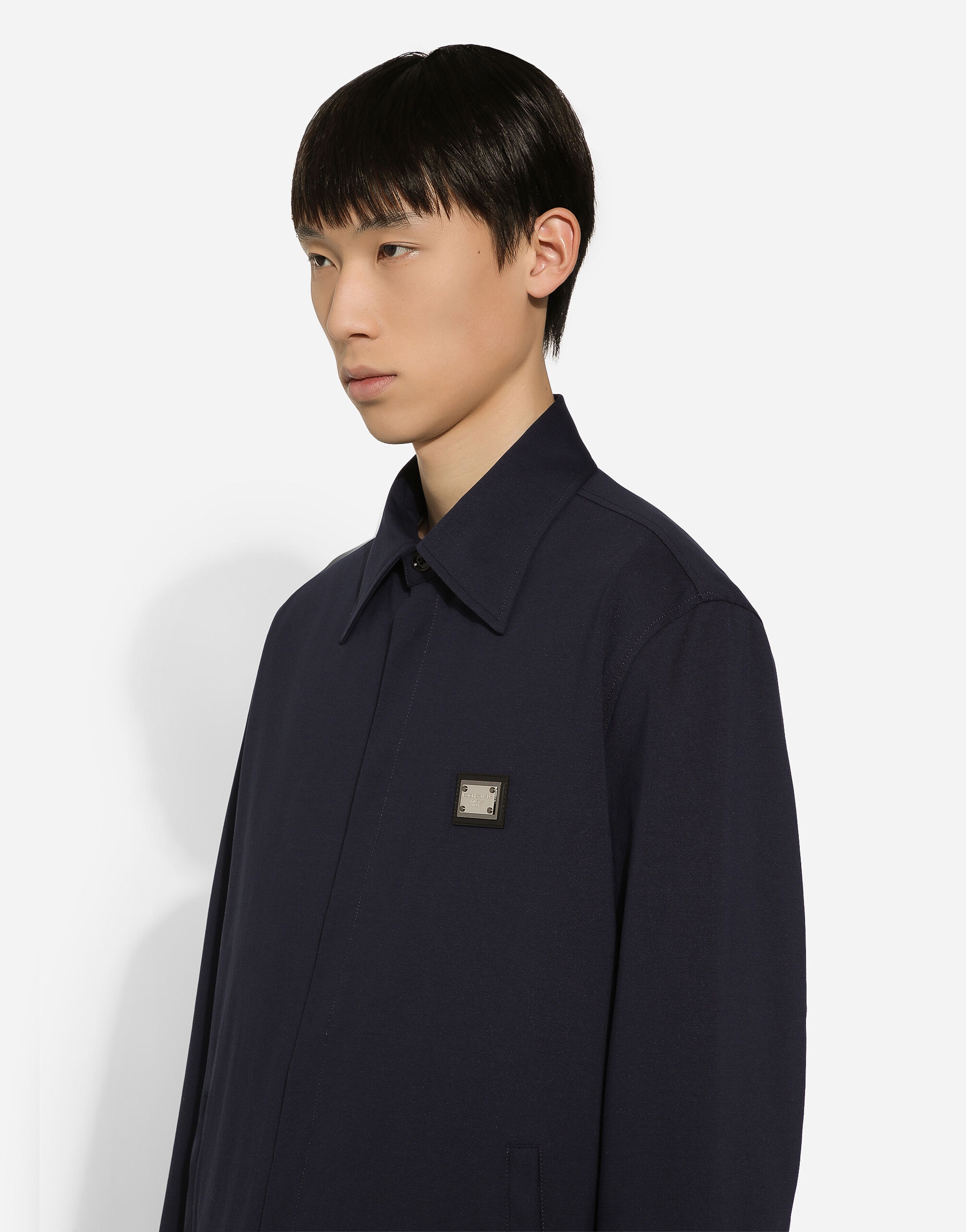 Technical fabric shirt with tag - 4