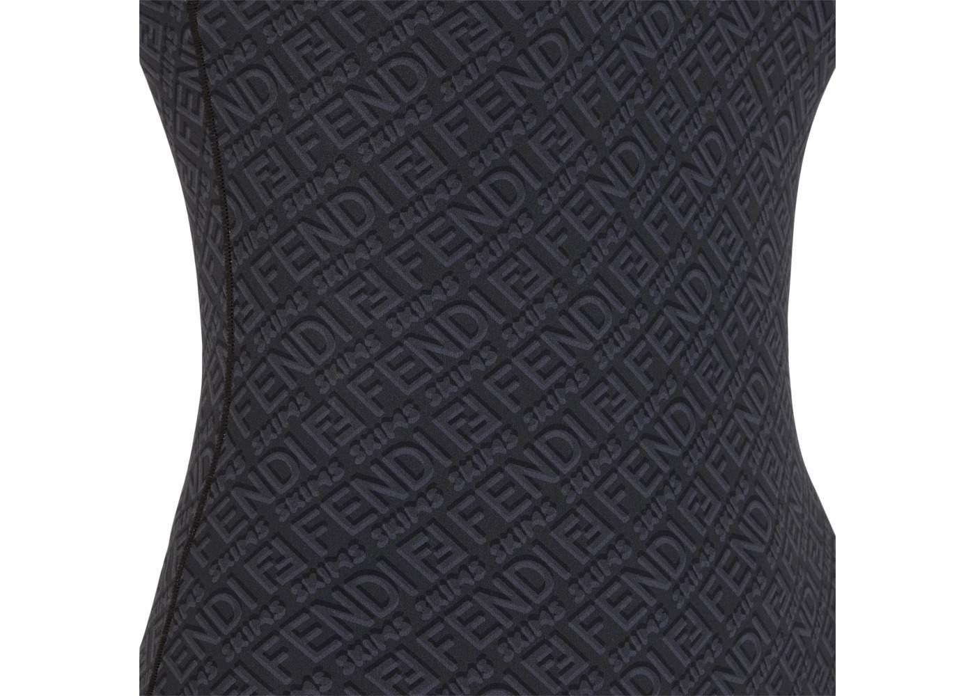 Fendi x SKIMS High Neck Bodysuit Black - 3