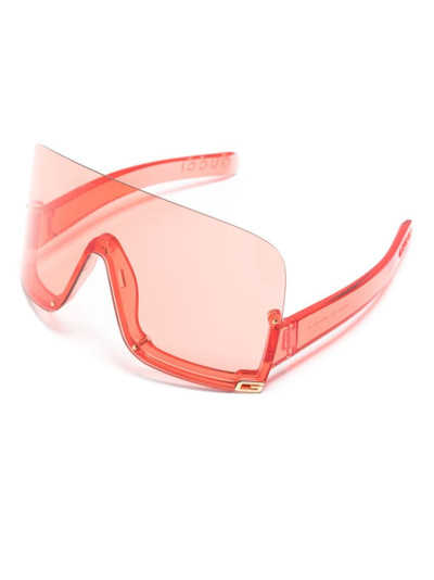 GUCCI oversized shield-frame sunglasses outlook