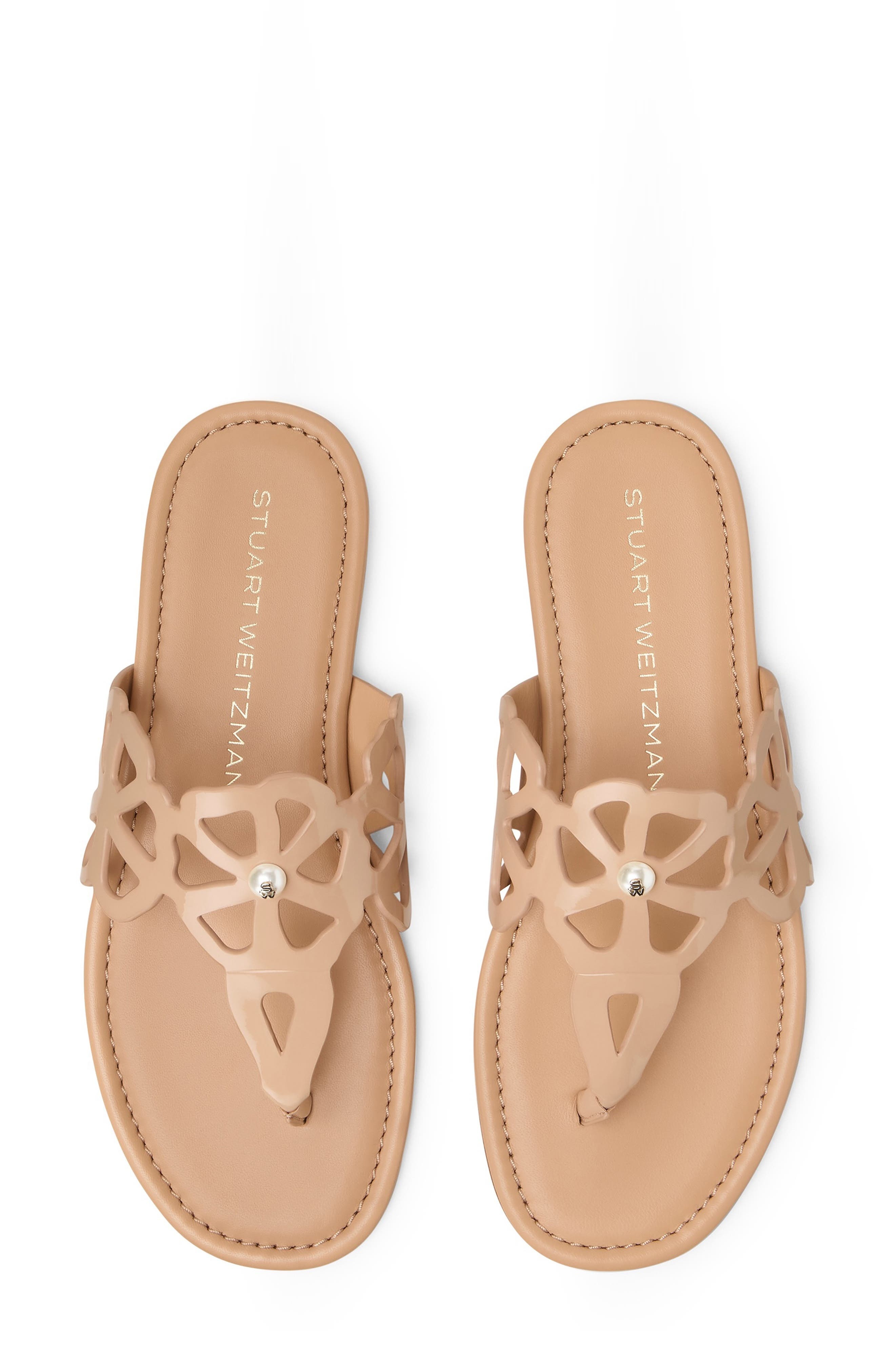 Stuart Weitzman Jasmine Cutout Sandal in Adobe at Nordstrom - 4