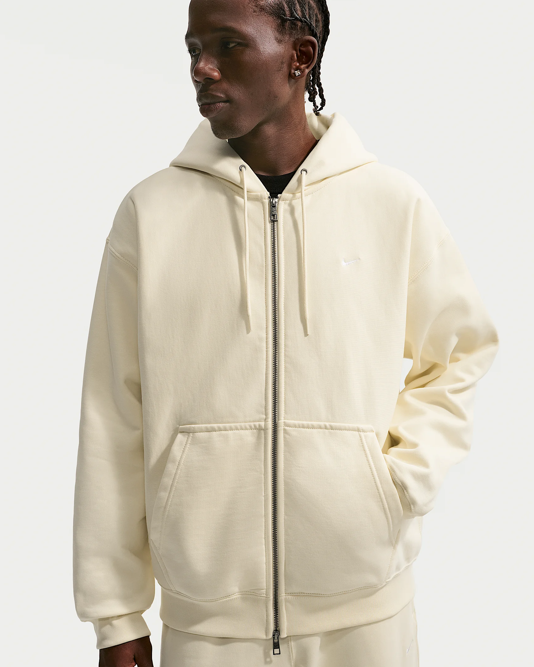 Nike Solo Swoosh Men's Full-Zip Fleece Hoodie - 1