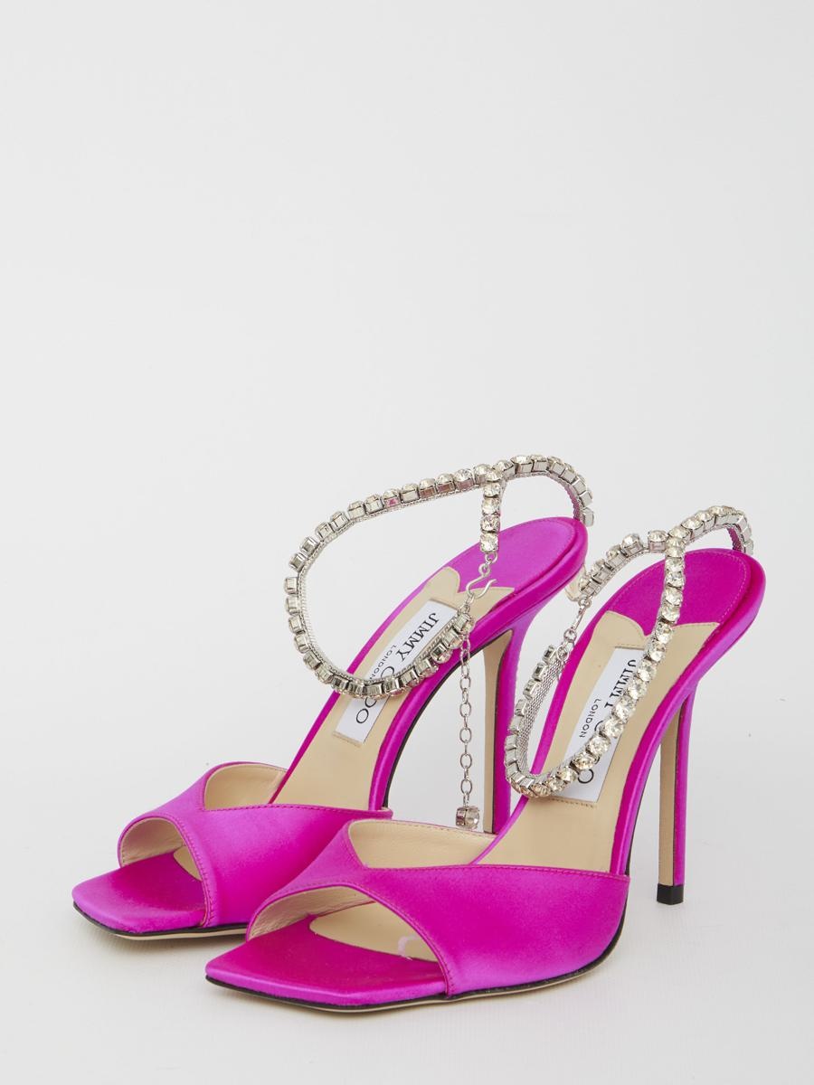 JIMMY CHOO SAEDA 100 SANDALS - 2