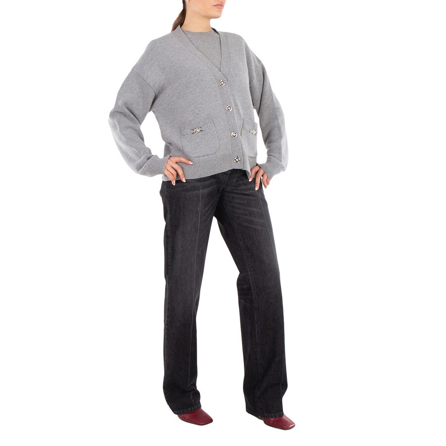 Versace Medusa 95 Knit Boxy Cardigan - 4