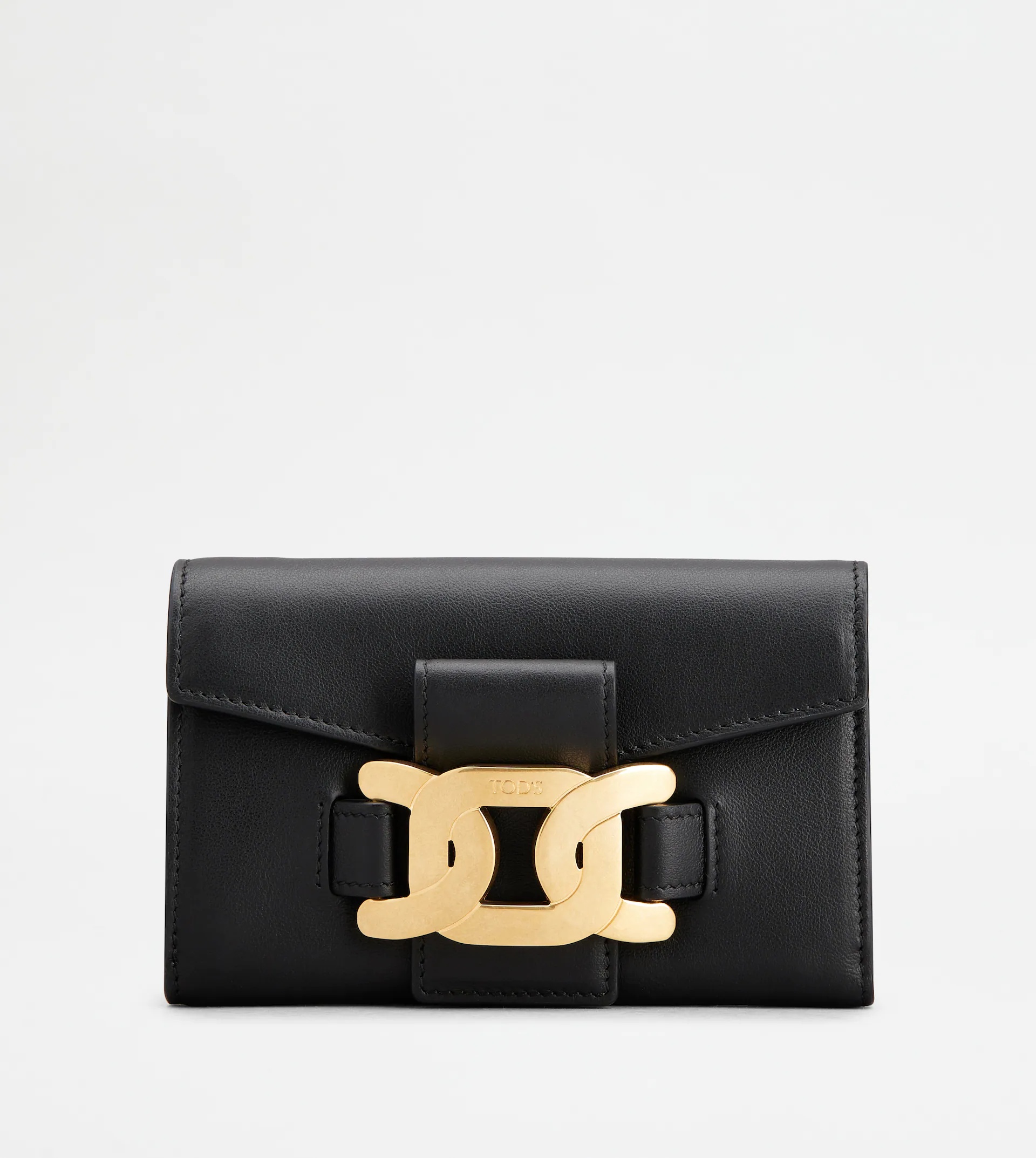 KATE WALLET IN LEATHER MEDIUM - BLACK - 1