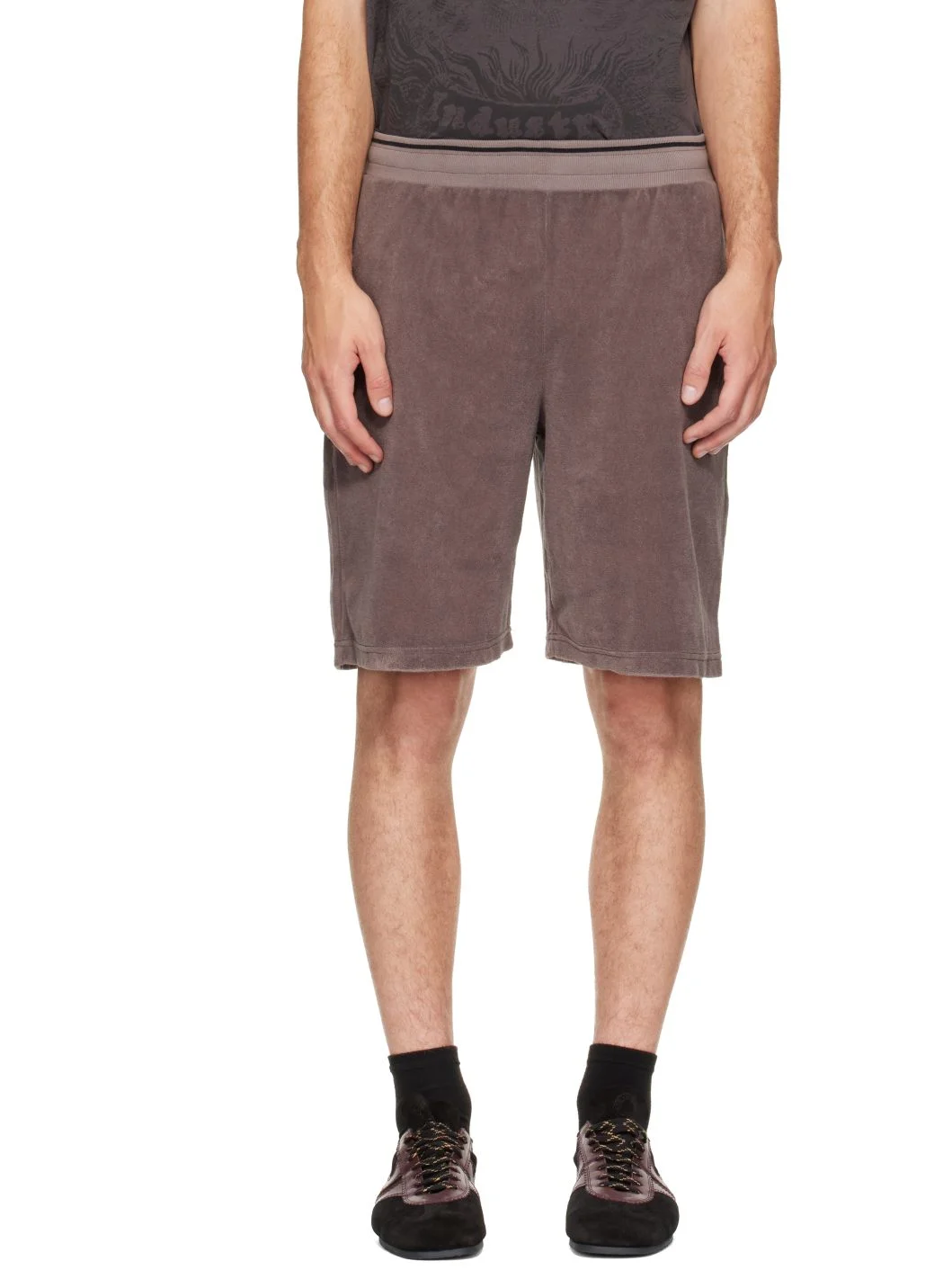 Gray P-Crew-AA2 Shorts - 1
