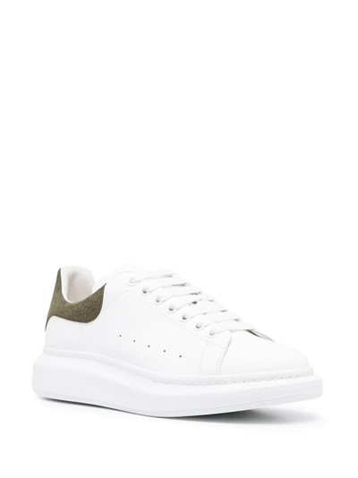 Alexander McQueen Oversized leather sneakers outlook