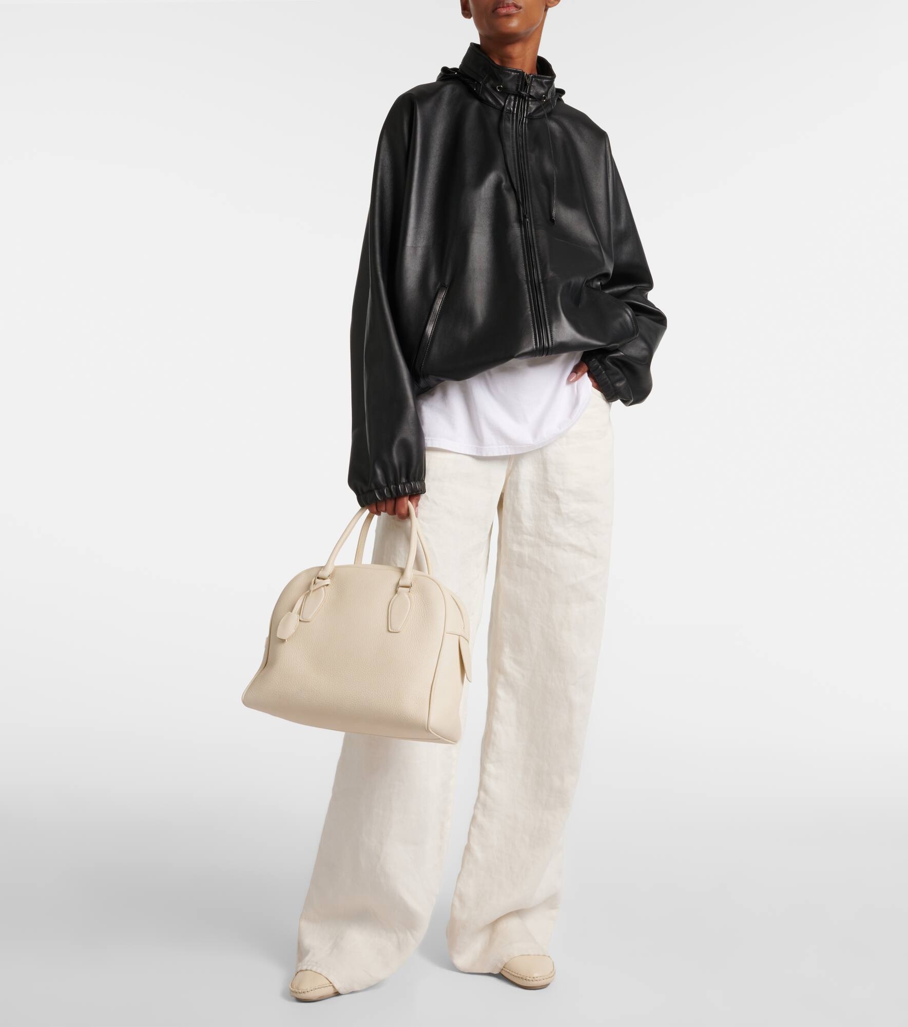 India 12 leather tote bag - 5