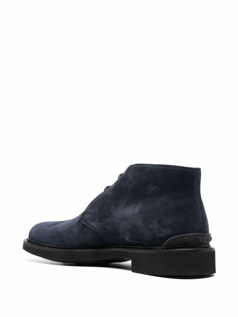 lace-up suede boots - 3