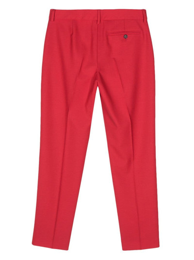 Paul Smith pressed-crease tapered-leg trousers outlook