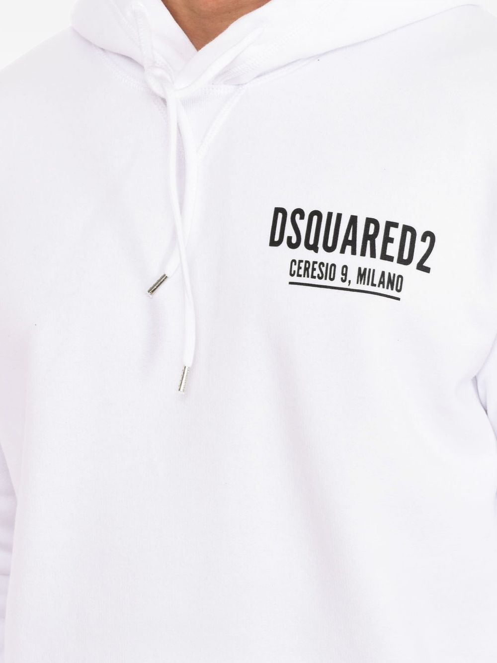 logo-print hoodie - 3