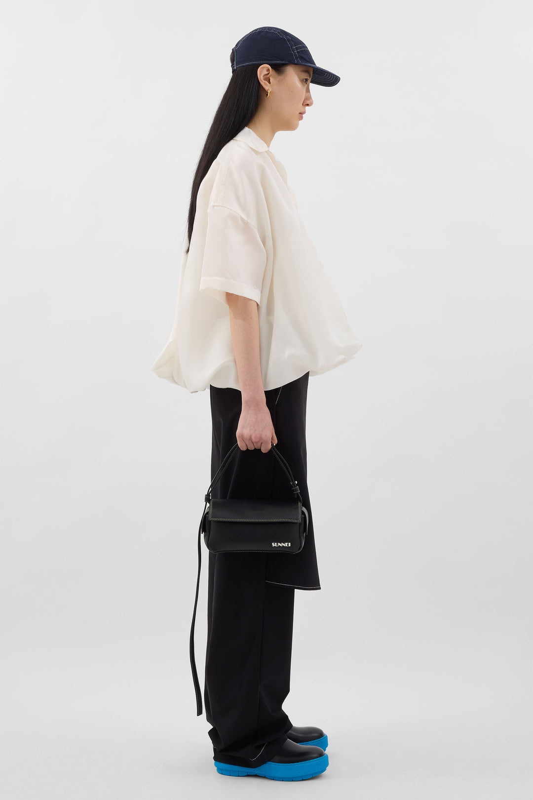 PUFFY POLO / white / silk - 4