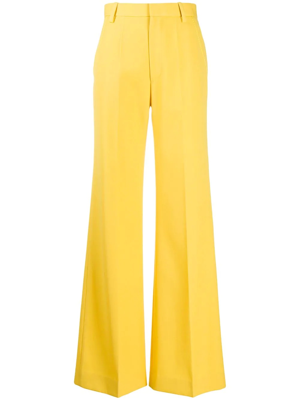 high-waisted wide leg trousers - 1