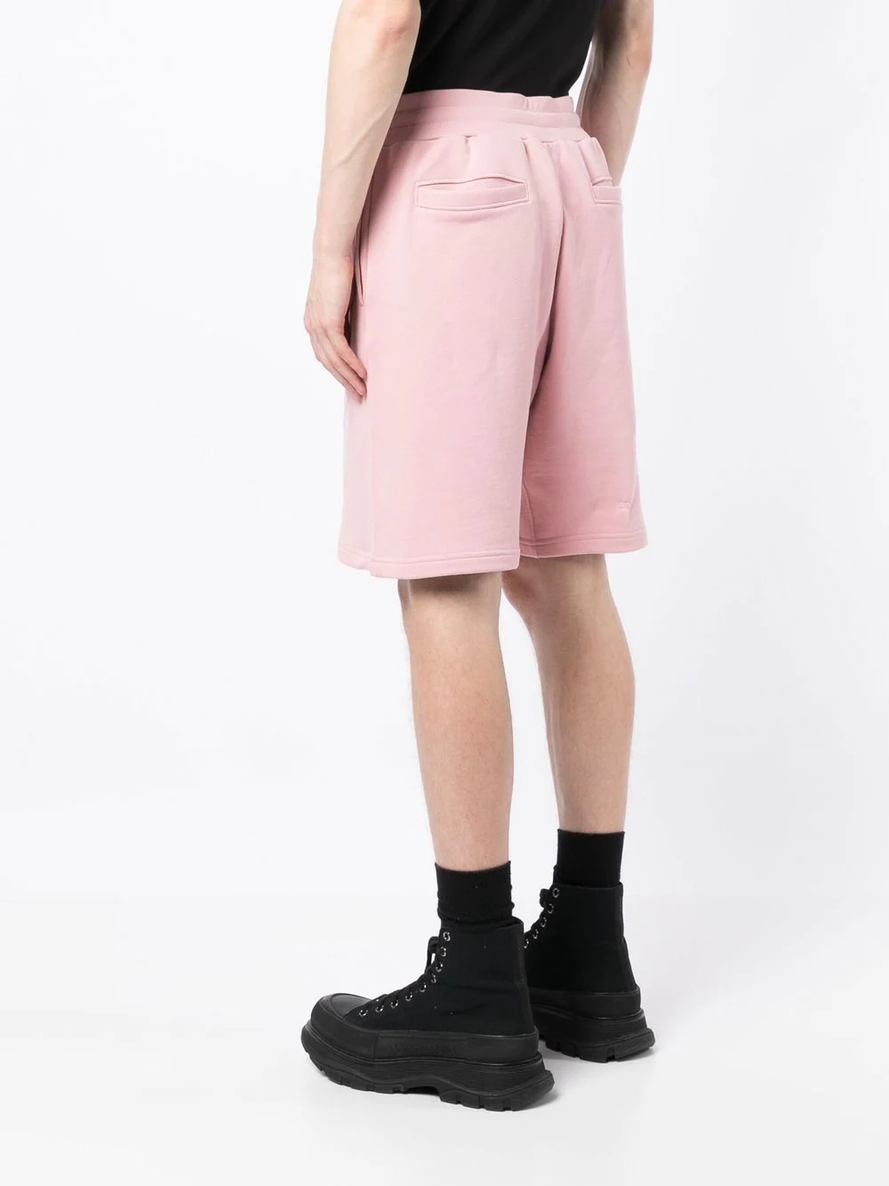 tonal-logo track shorts - 4