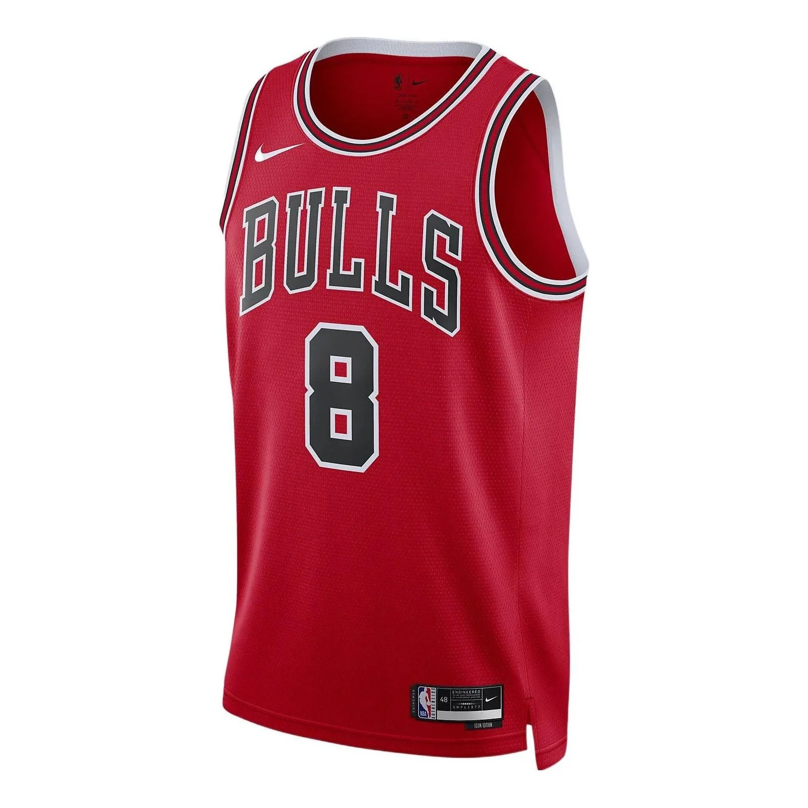 Chicago Bulls Icon Edition 2022/23 Nike Men's Dri-FIT NBA Swingman 저지 - 1