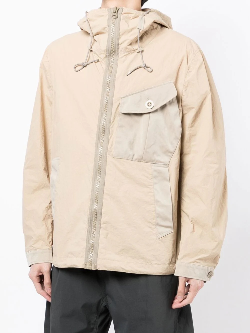 zipped hooded jacket - 3