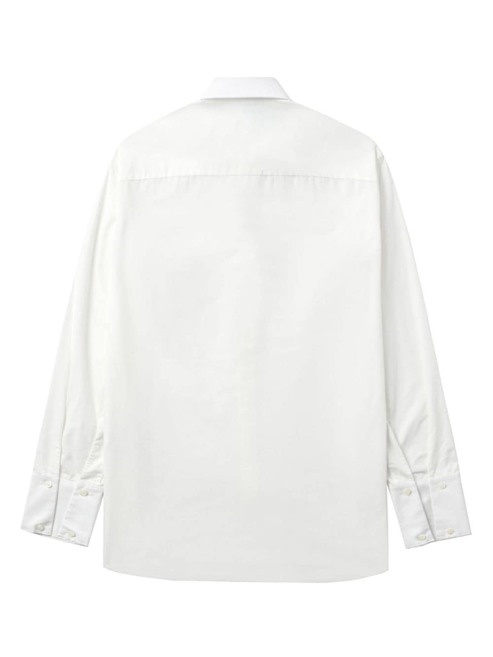 classic collar cotton shirt - 11