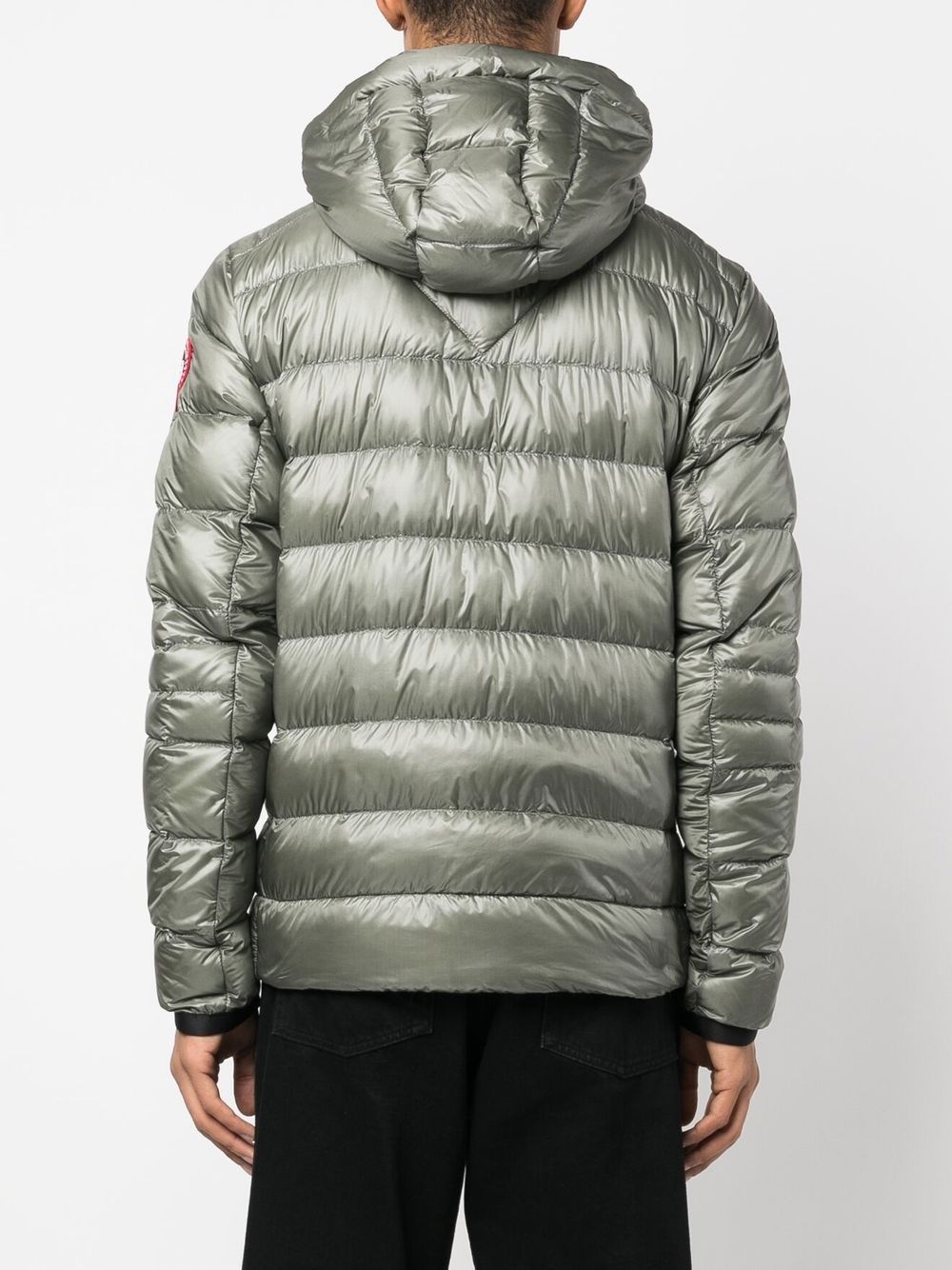 padded hooded down jacket - 4