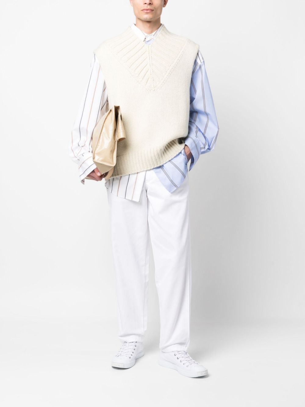 straight-leg denim trousers - 2