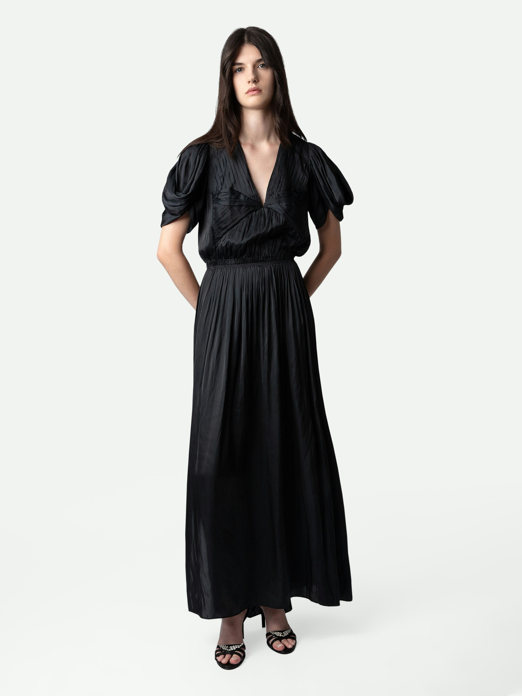 Reina Satin Dress - 2
