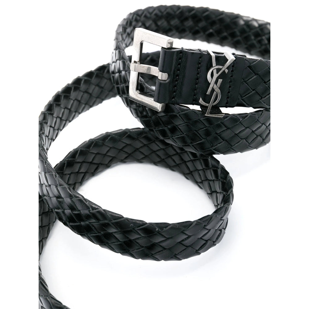 Saint Laurent Black Belts Men - 2