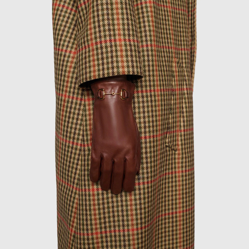 Leather gloves with Horsebit 3