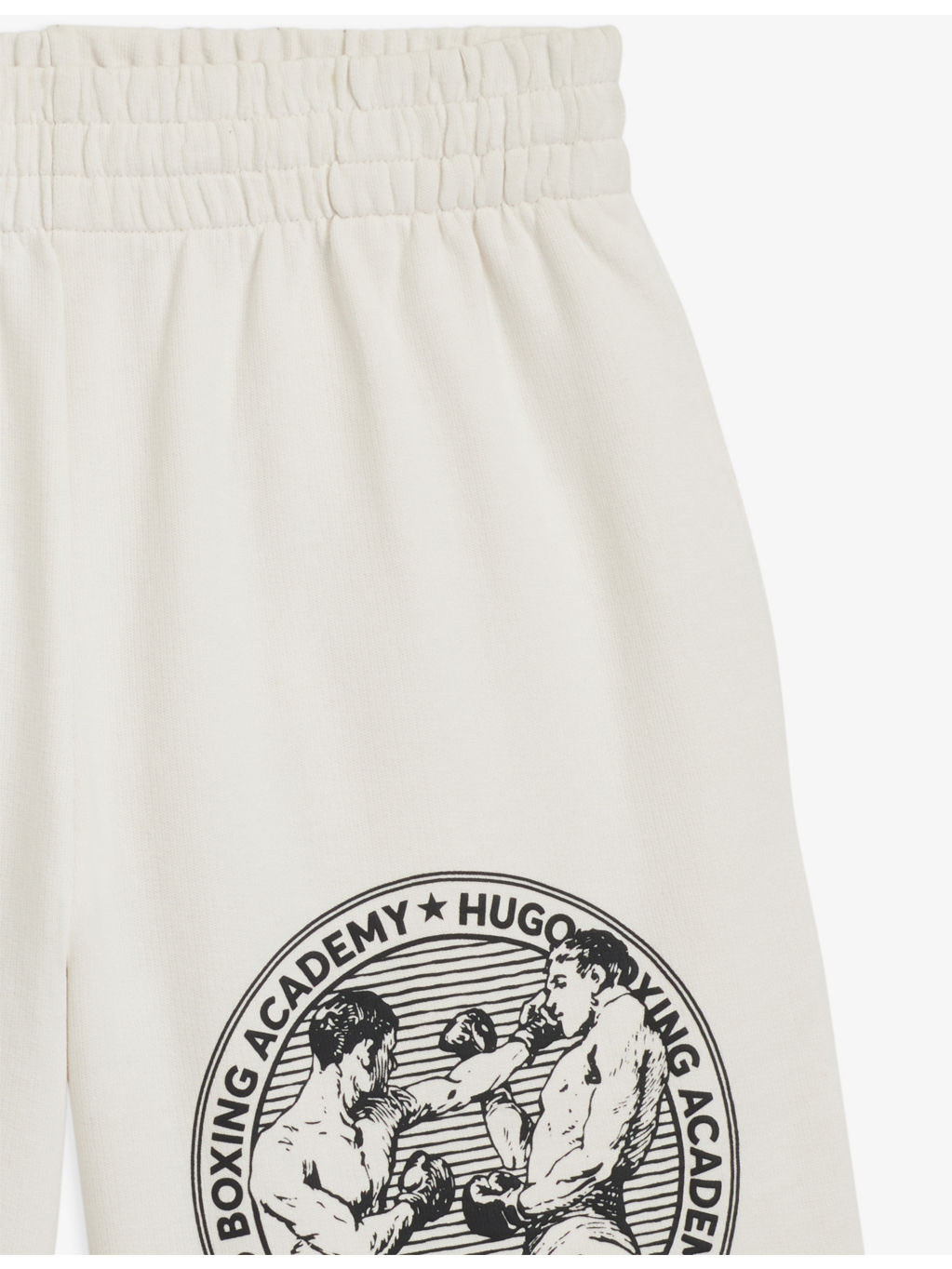 Graphic-Print Elasticated-Waist Cotton Shorts - 6