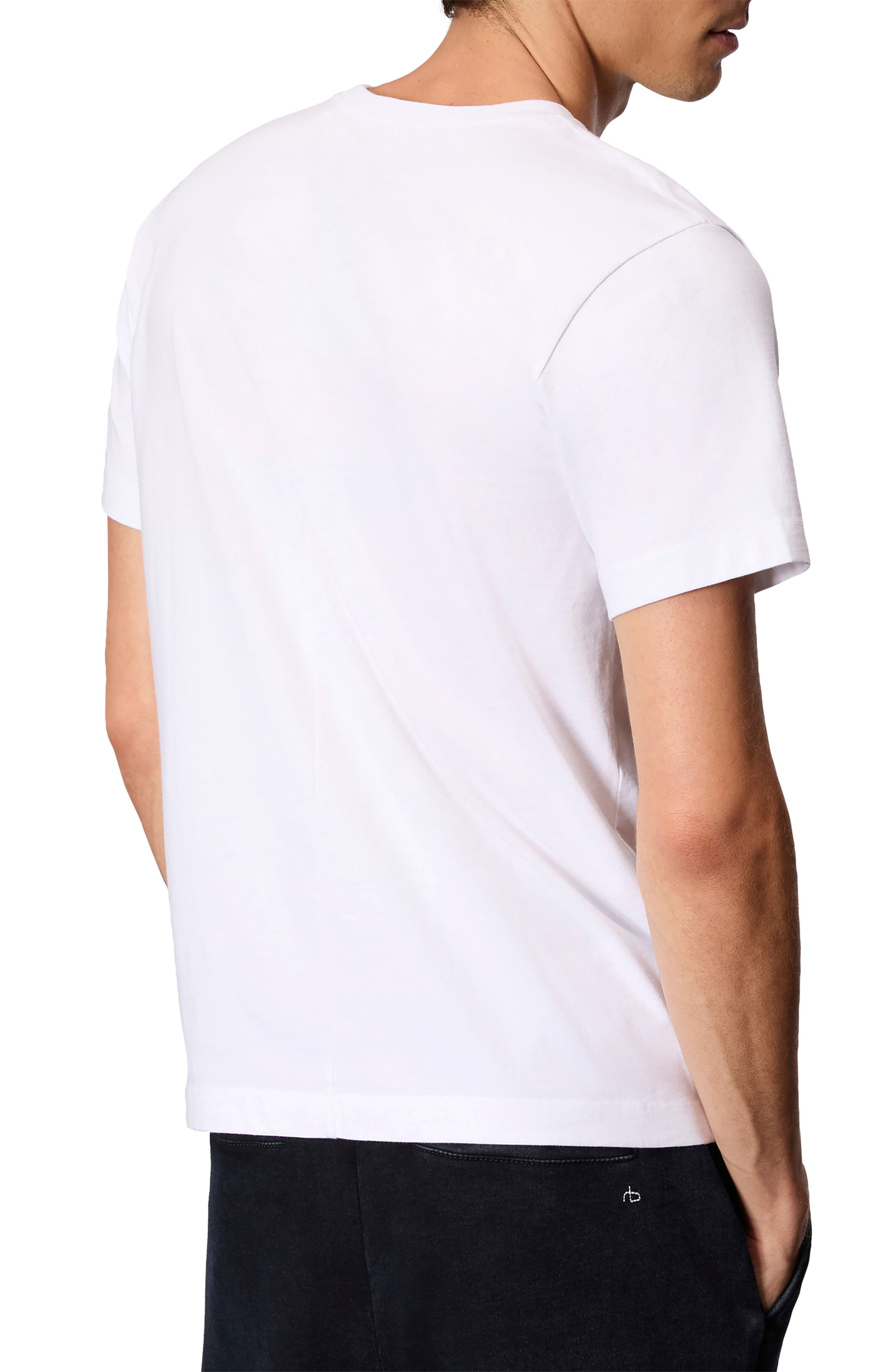 rag & bone Number Five Graphic T-Shirt in Washed White at Nordstrom - 2