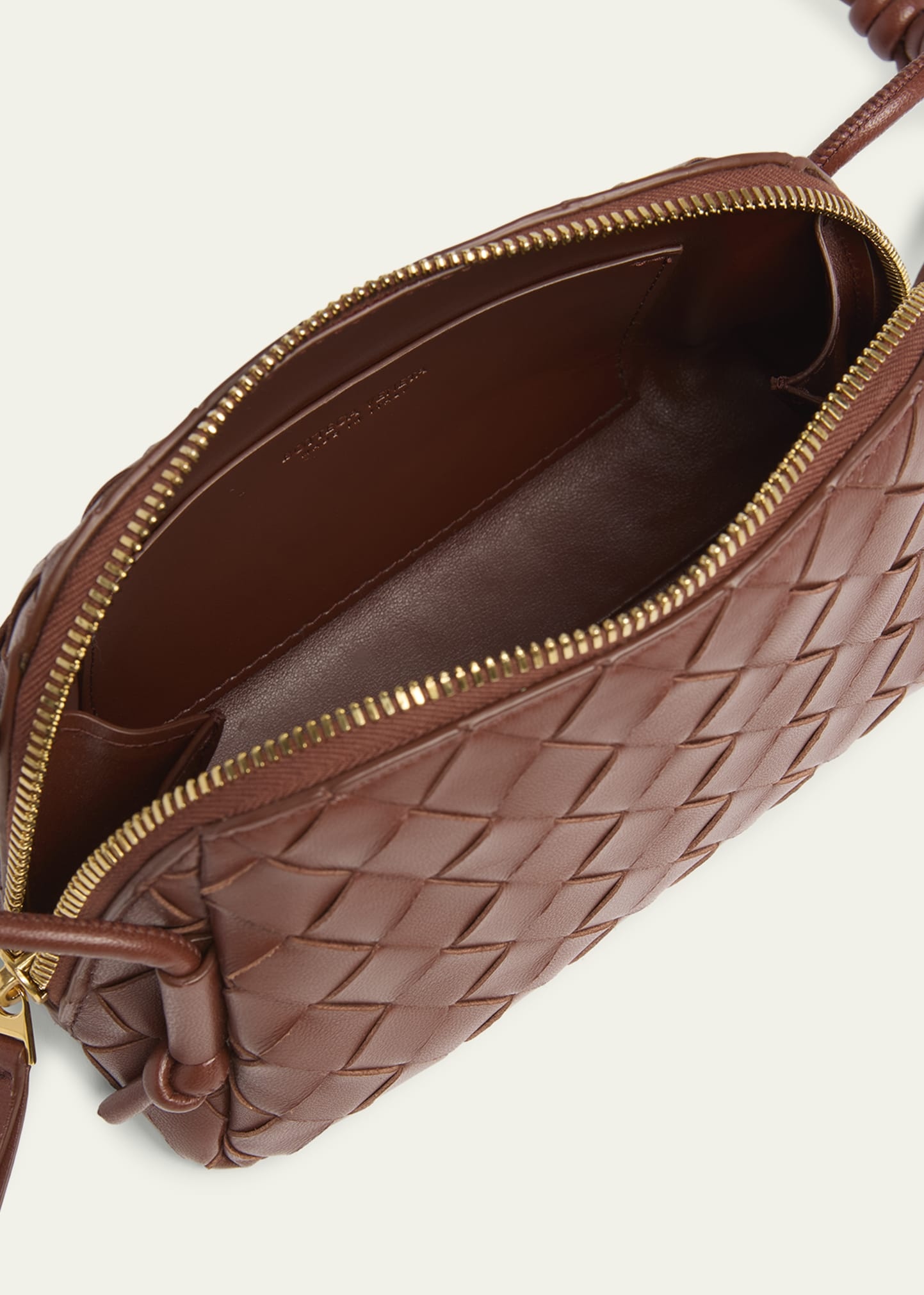 Zip Leather Pouch Shoulder Bag - 4