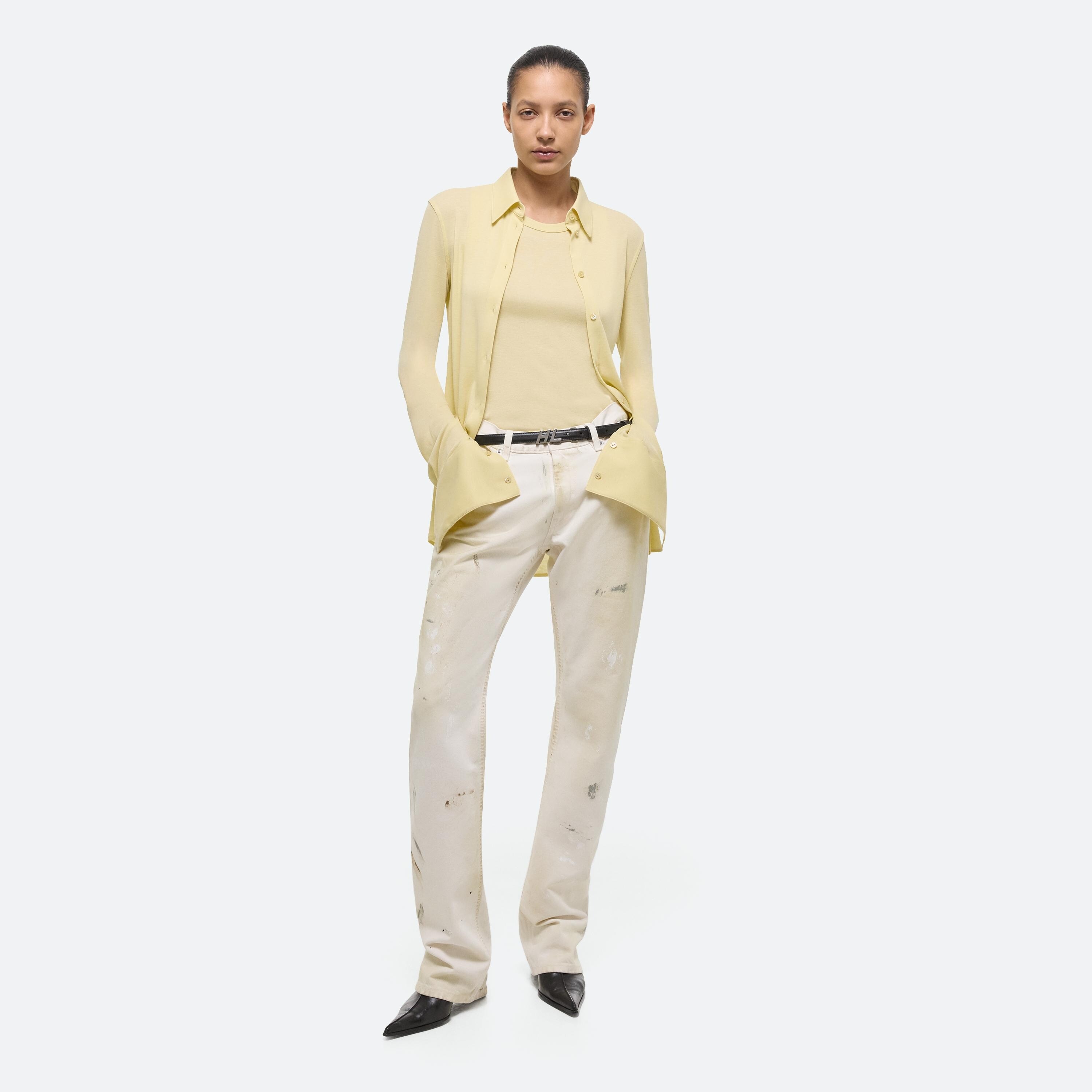 SLIM RIB SHIRT - 2