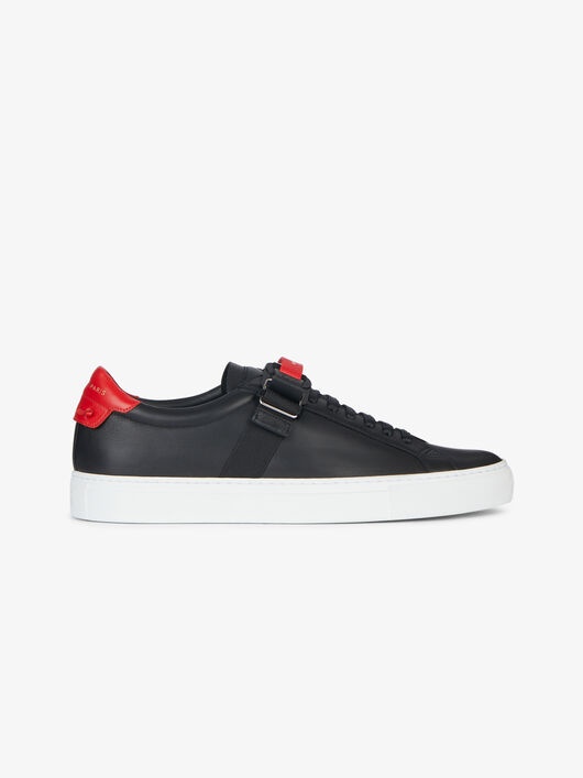 GIVENCHY SNEAKERS IN LEATHER WITH STRAP - 1