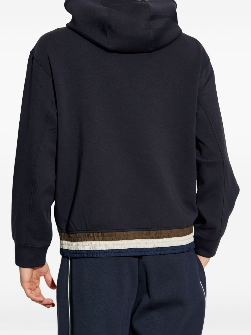 embroidered-logo hoodie - 4