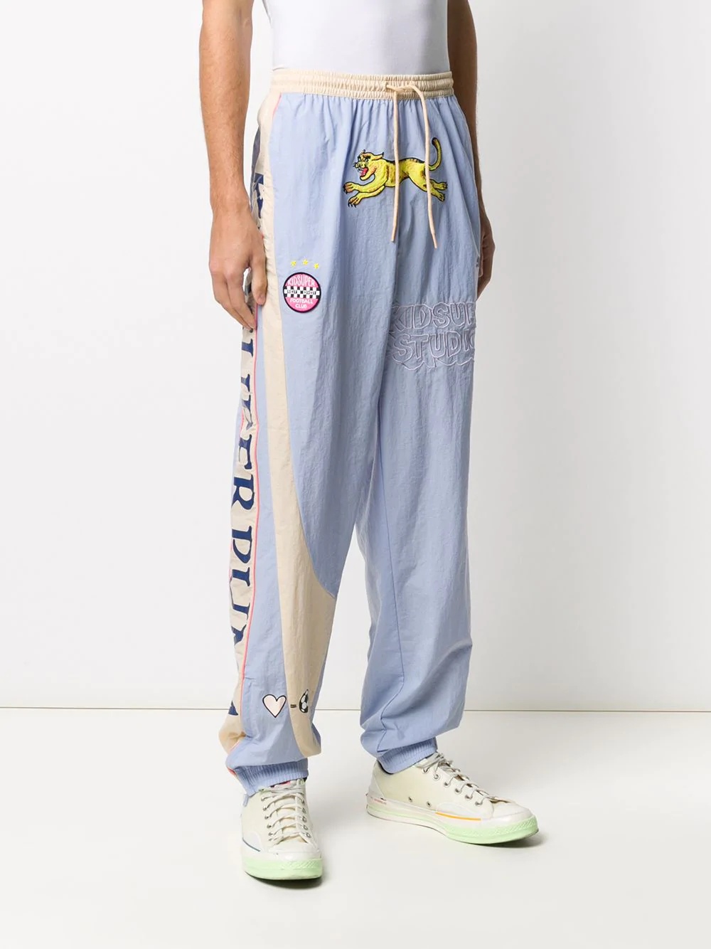 embroidered track trousers  - 3