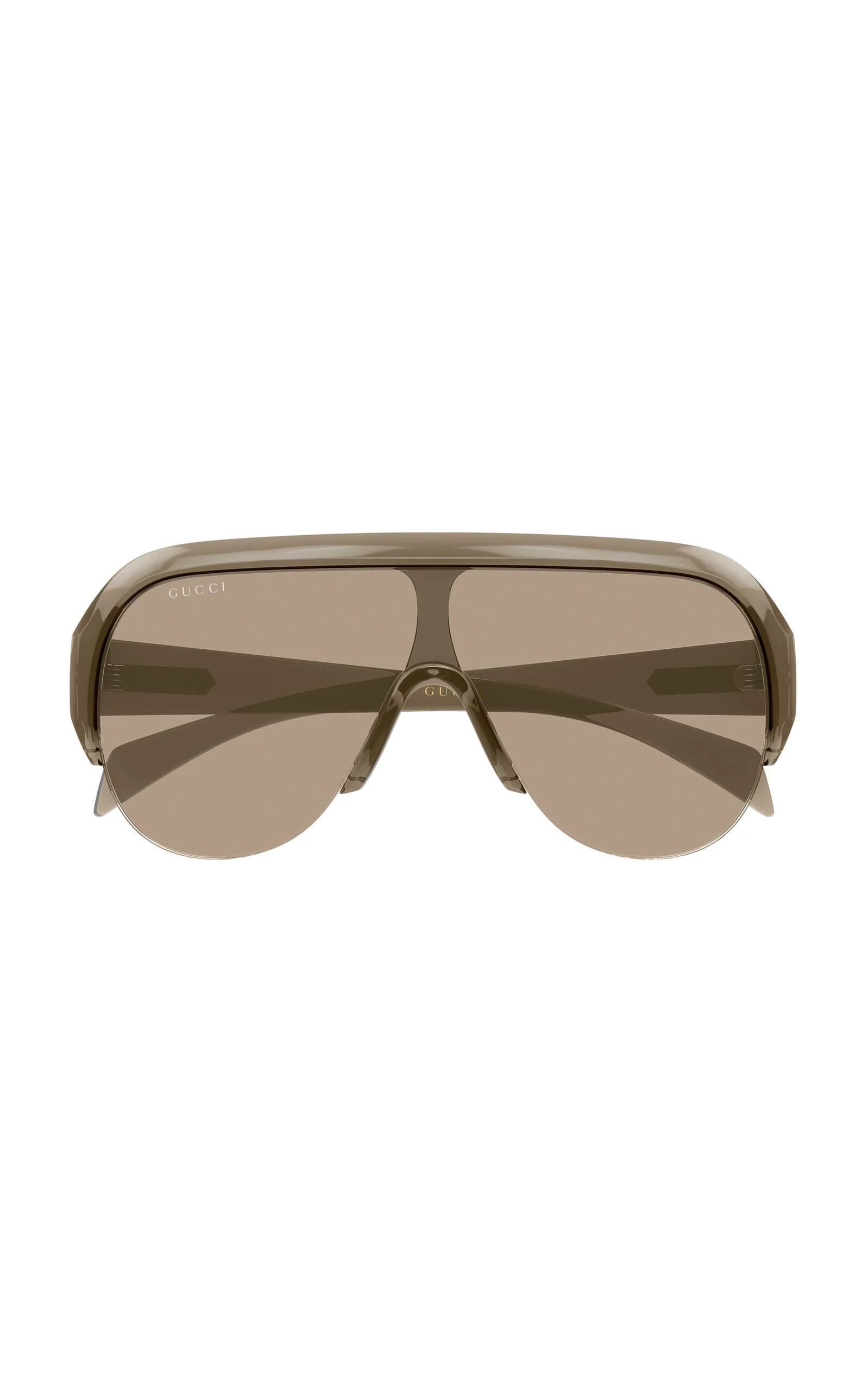 Aviator-Frame Acetate Sunglasses brown - 1