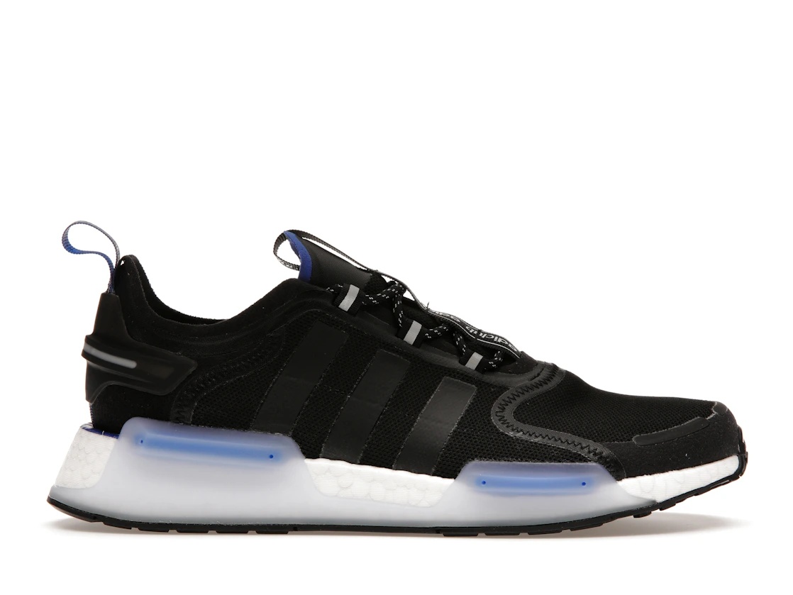 adidas NMD R1 V3 Black White Royal Blue - 1