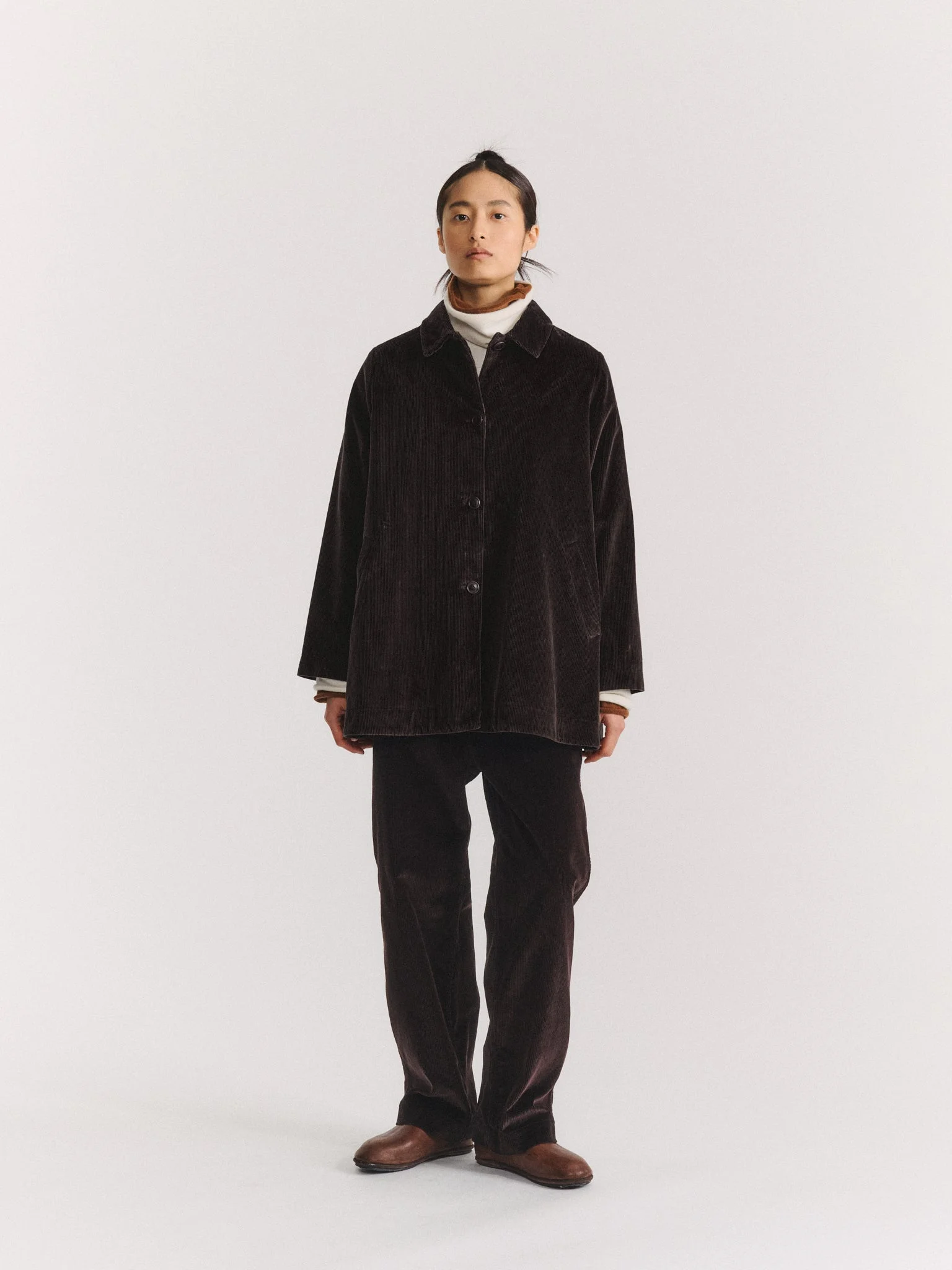 SOLEIL JACKET - H CORD - BROWN - 1