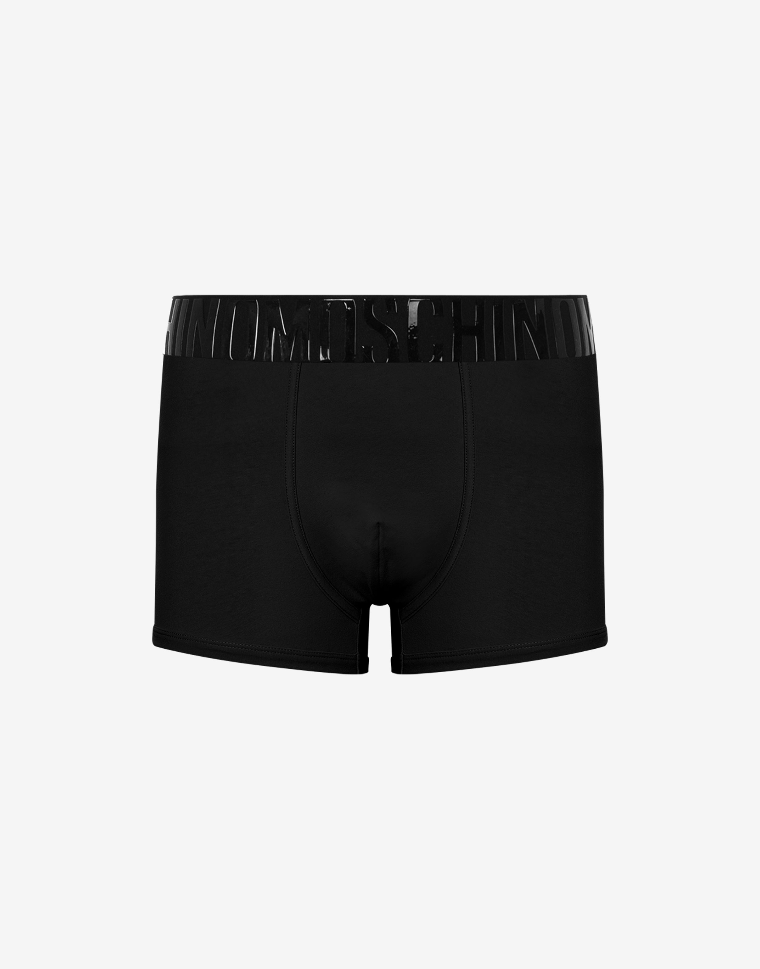 SHINY LOGO STRETCH JERSEY BOXERS - 1