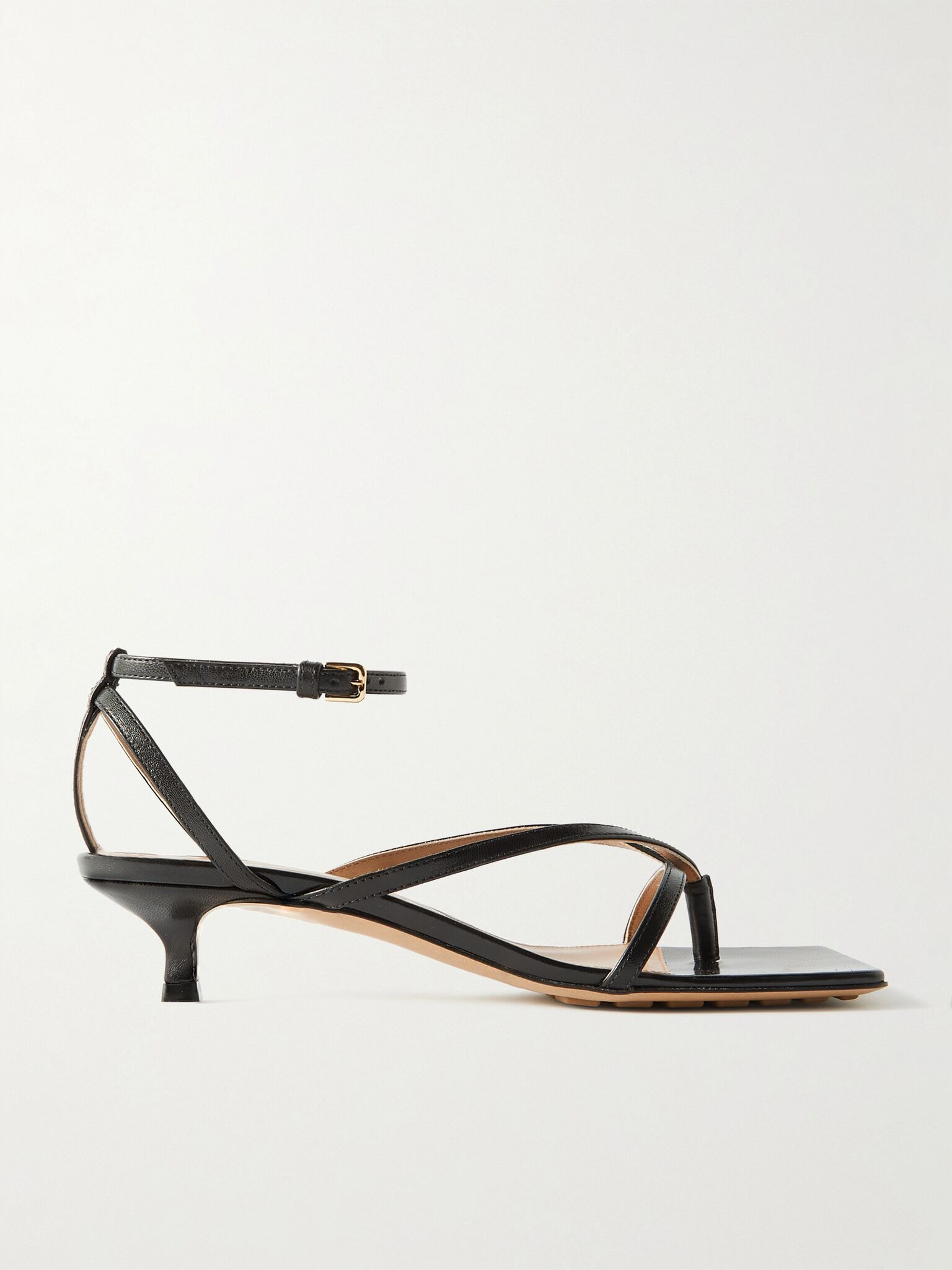 Leather sandals Black - 1