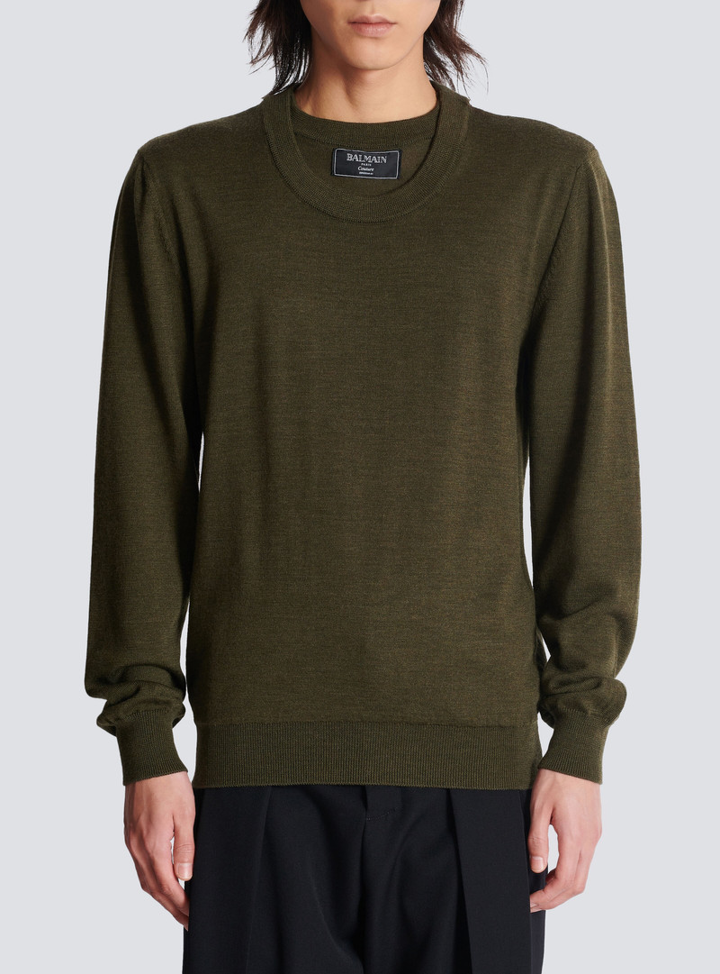 Knitted double-collar jumper 5