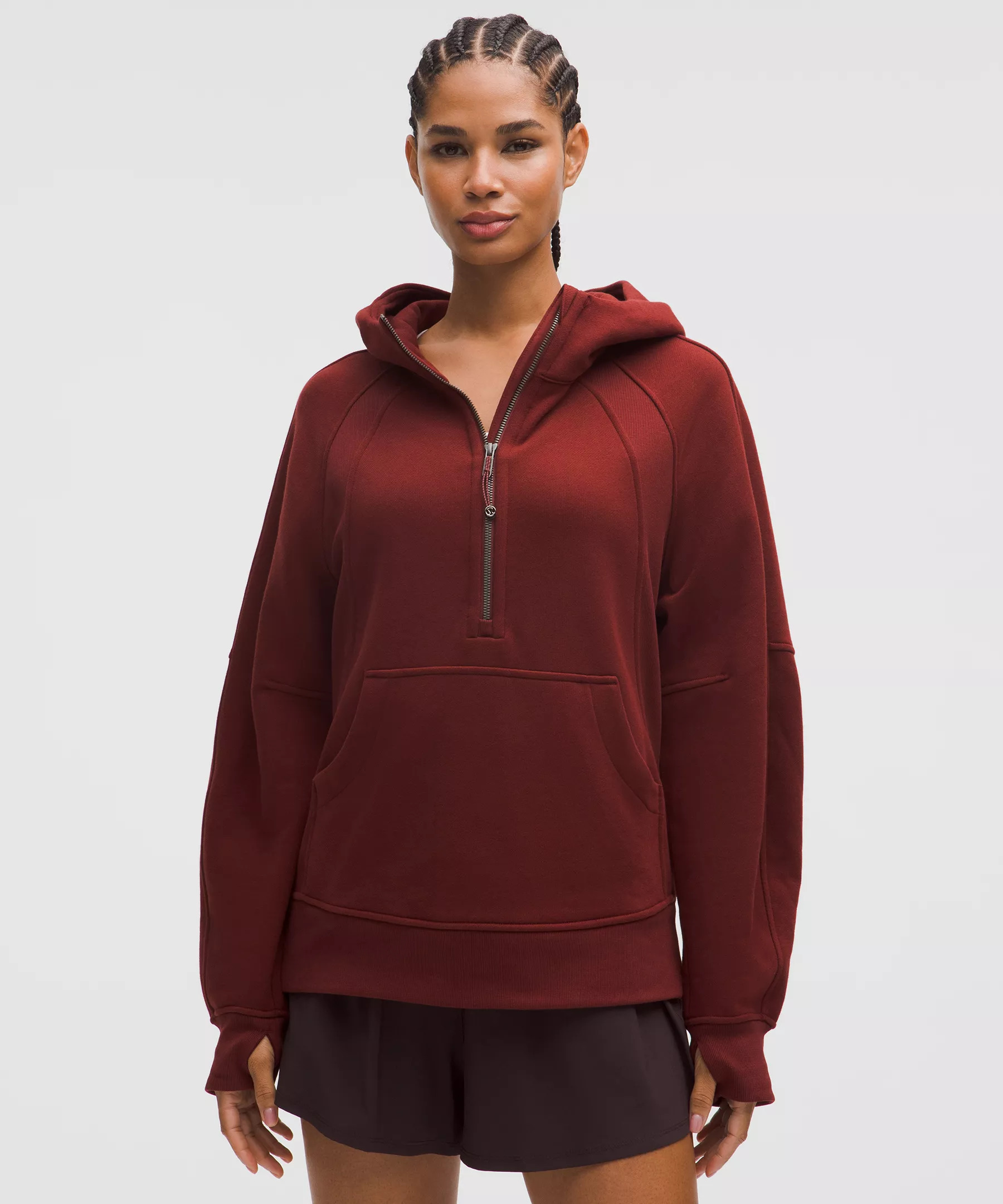 Scuba Oversized Half-Zip Hoodie *Long - 1