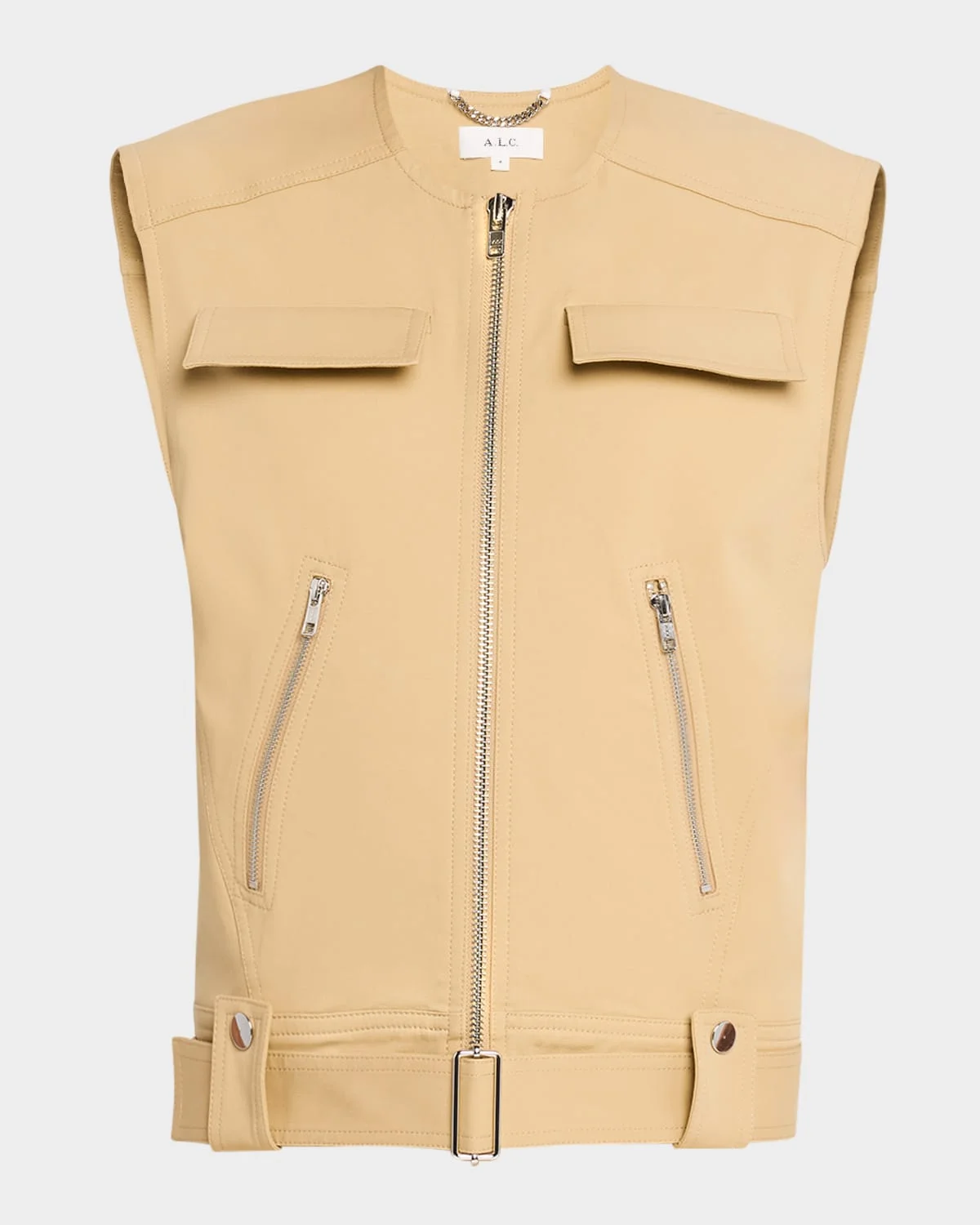 Cal Sleeveless Utility Jacket - 1