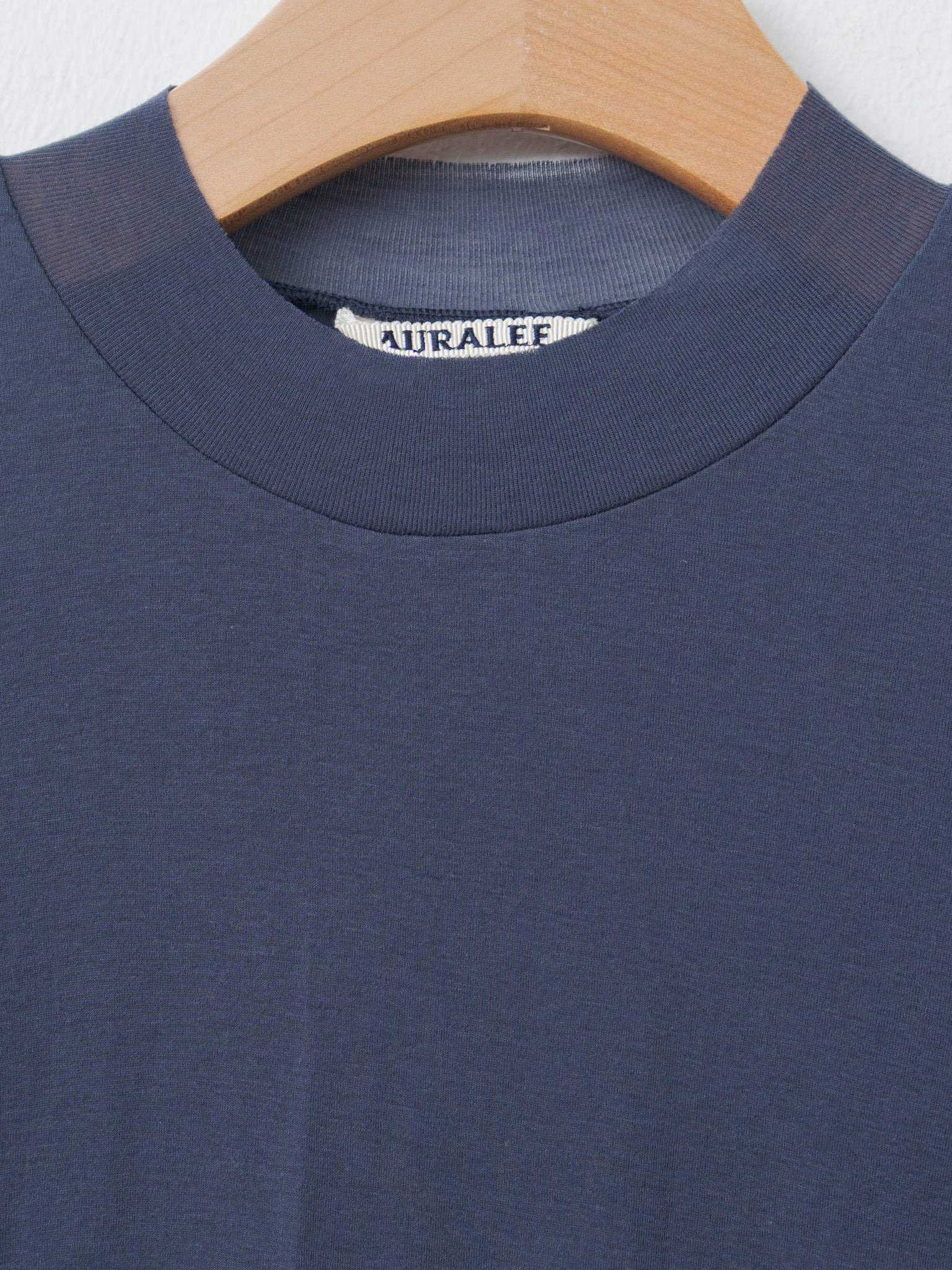 Super High Gauge Sheer Rib L/S Tee - Navy - 3