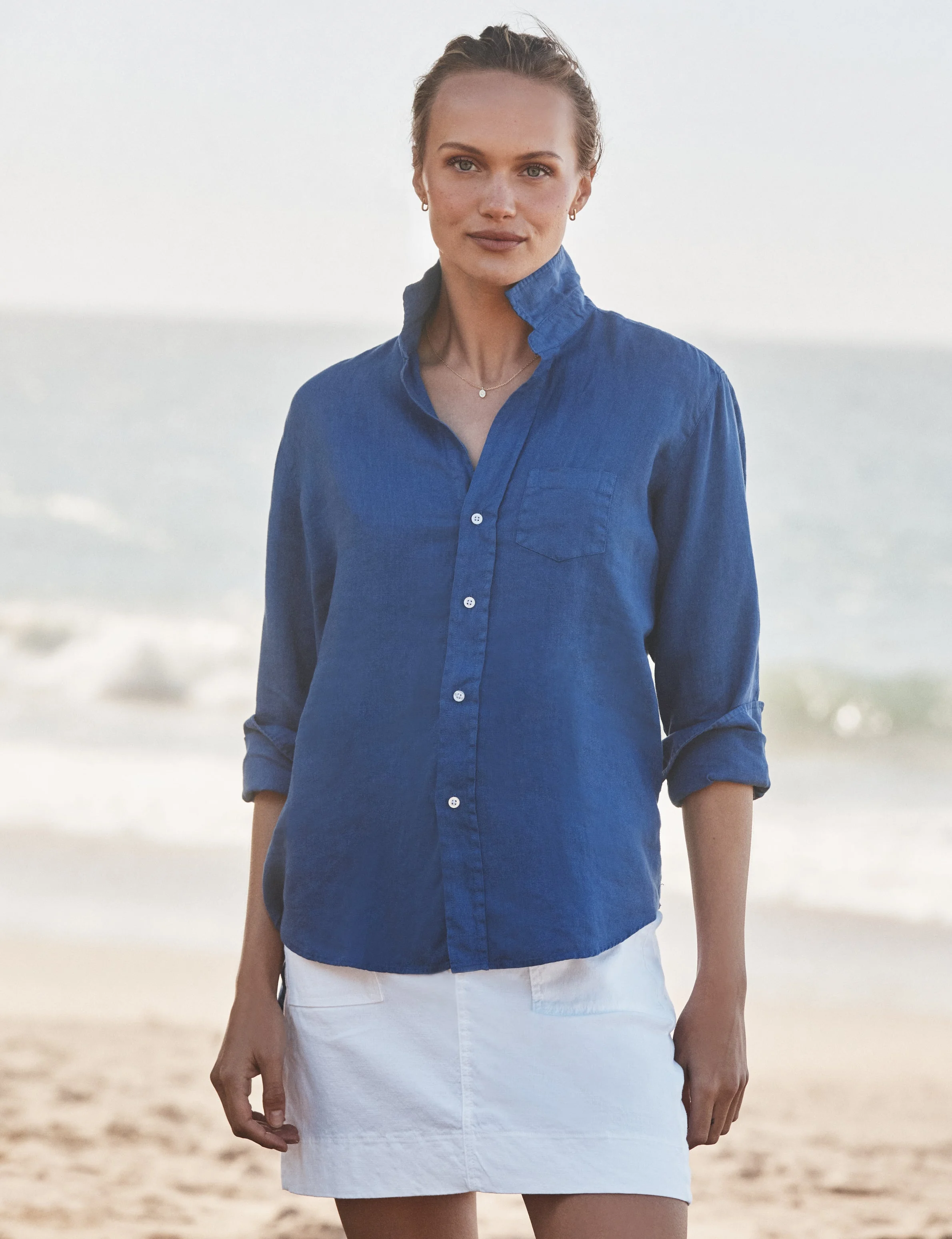 Relaxed Button-Up Shirt - 1