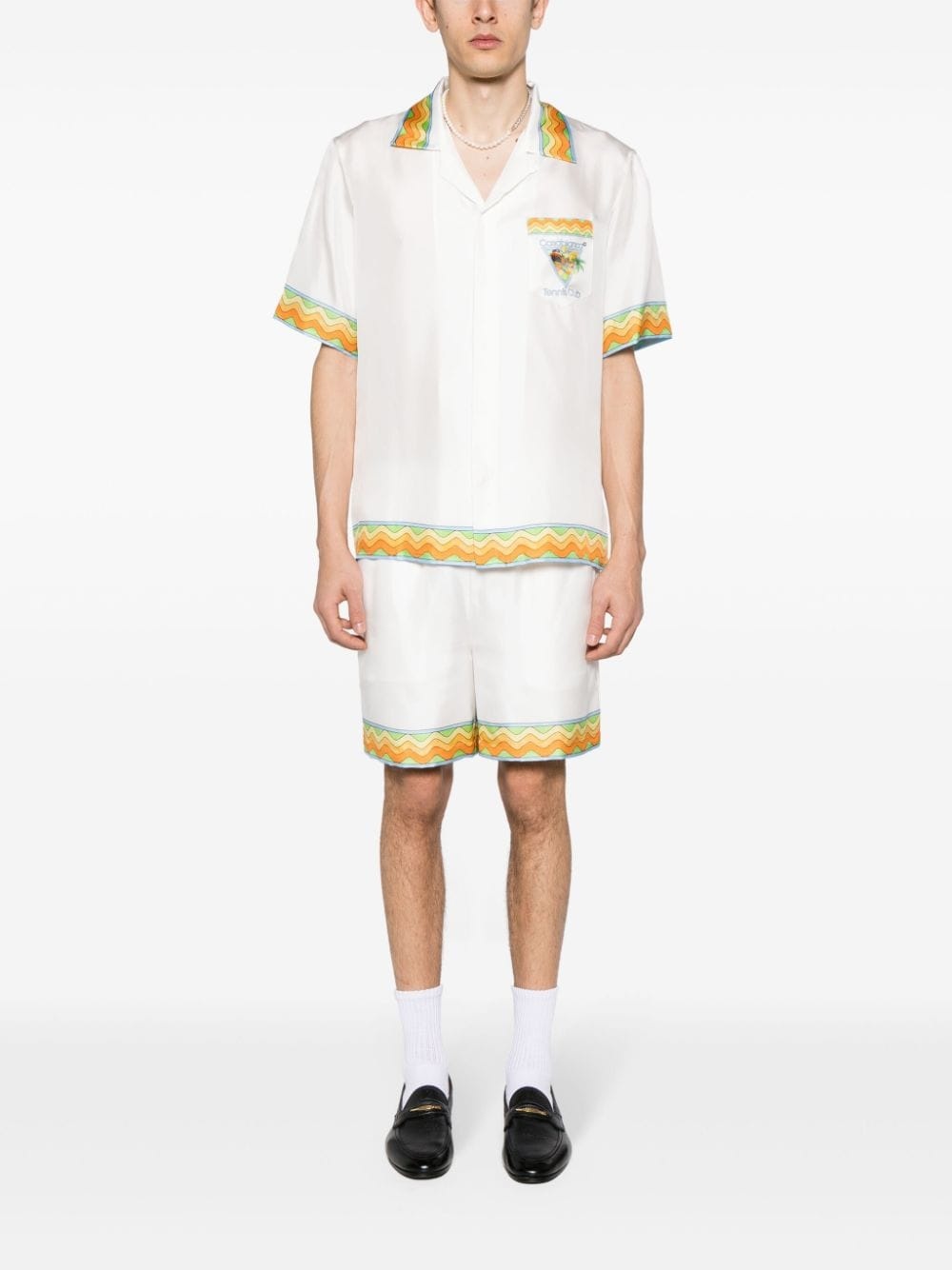 Afro Cubism silk shirt - 2
