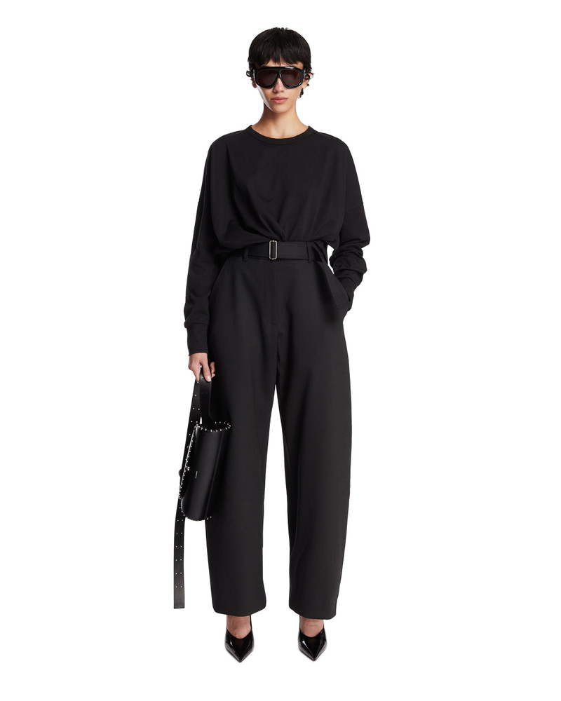Studio Nicholson Black Doring Trousers outlook
