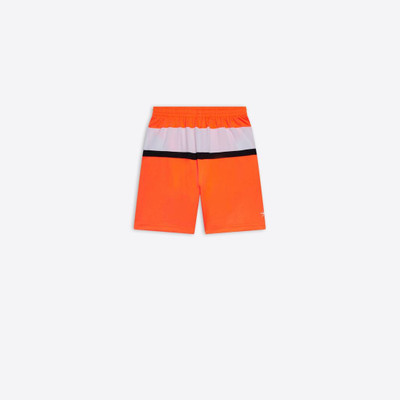 BALENCIAGA Men's Hockey Short in Fluo Orange outlook